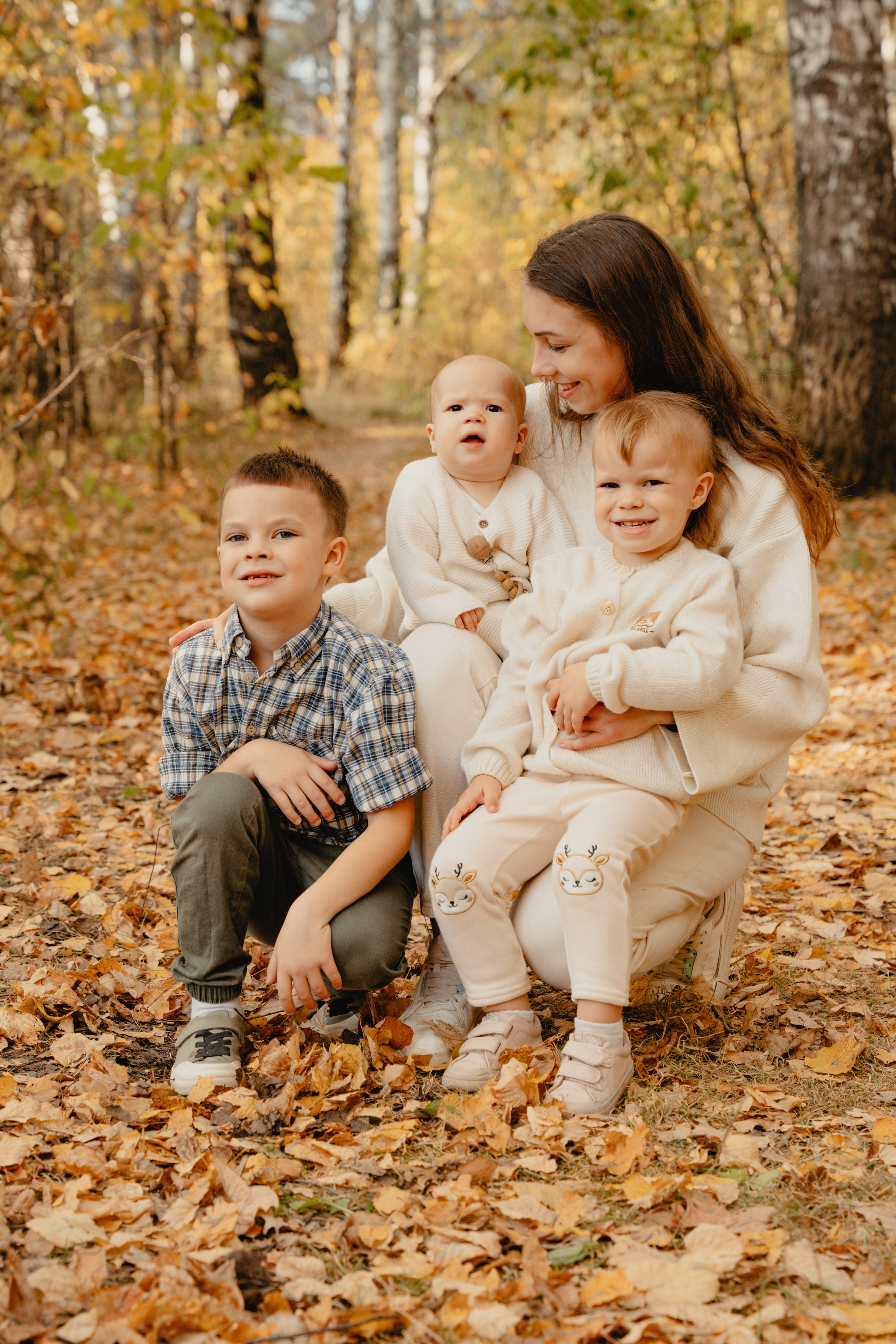 Осенние краски в закате солнца