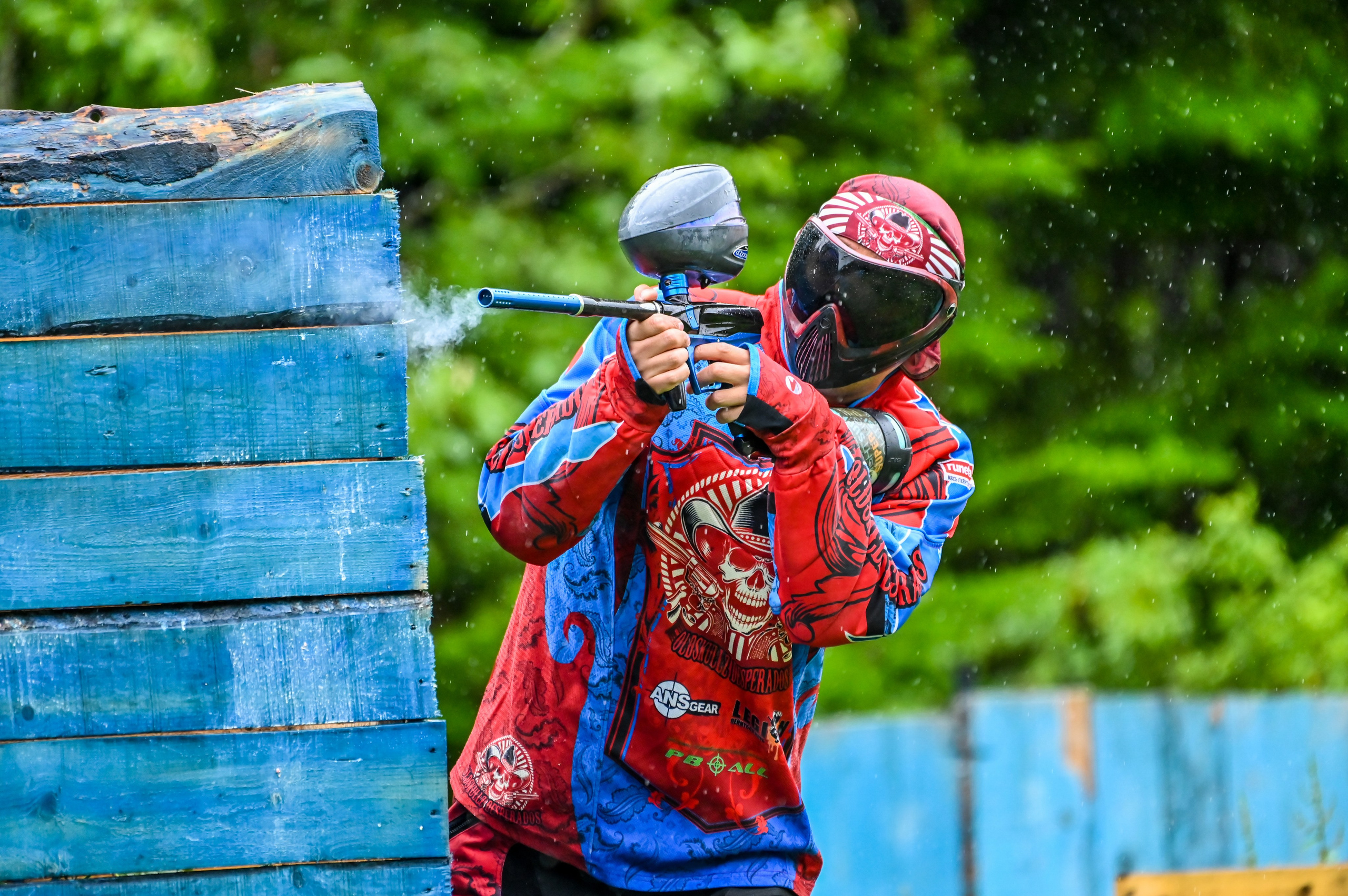 Пейнтбол в Дождь. Фоторепортажи Сахалина
