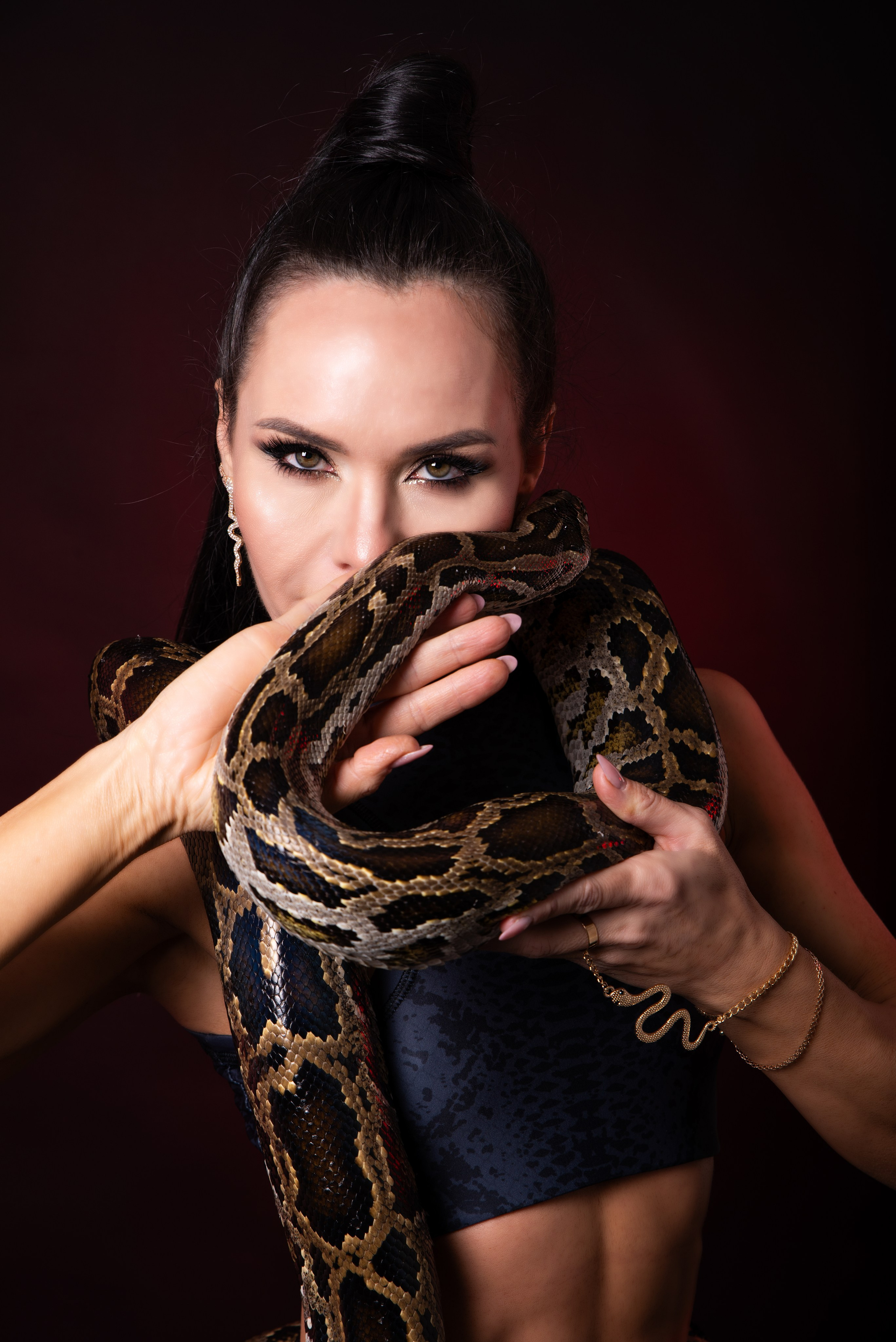 Маша и питон. Фотограф в Краснодаре Анна Карелина