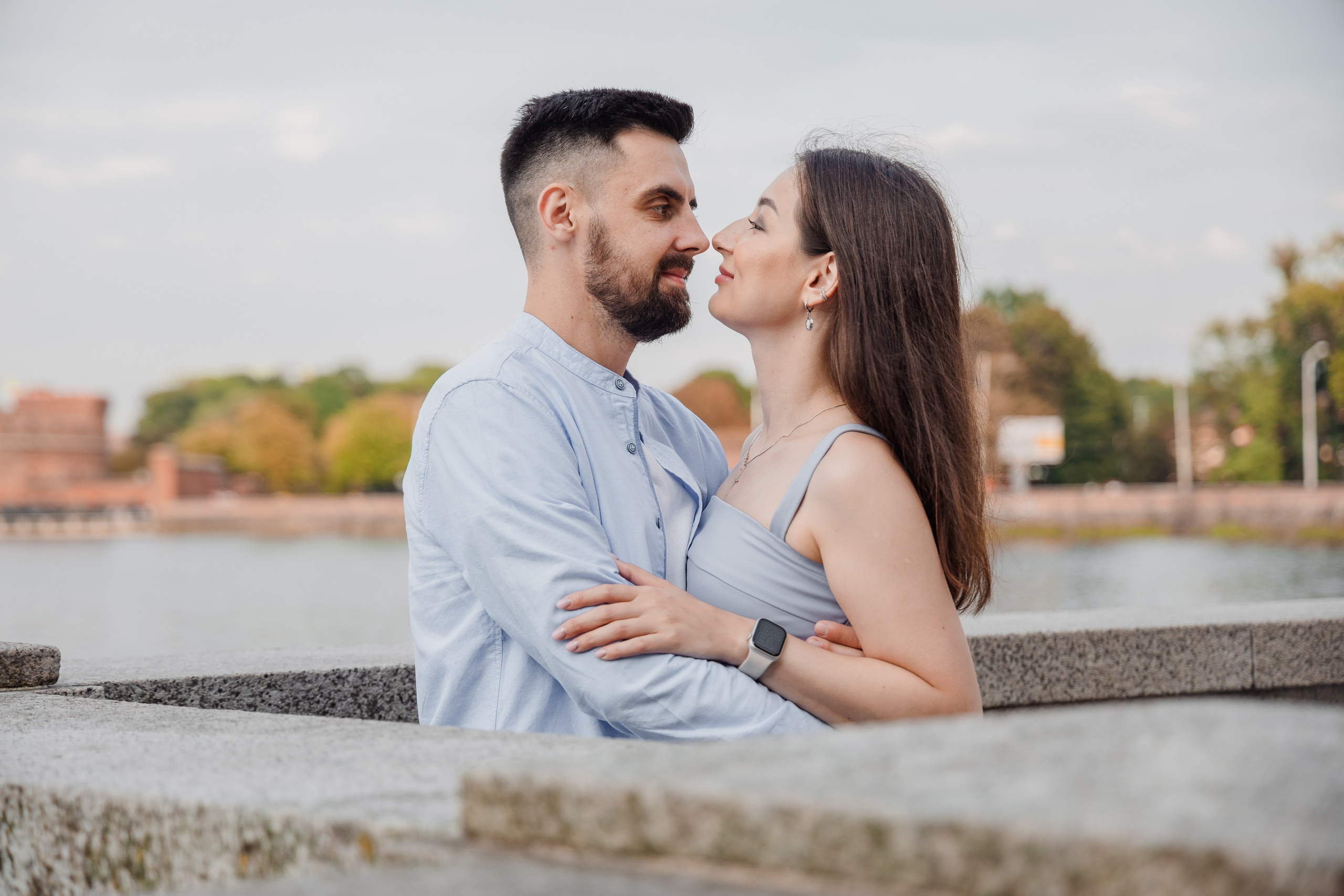 Алексей и Анна | Верхнее озеро. Фотограф Елена Медок Калининград