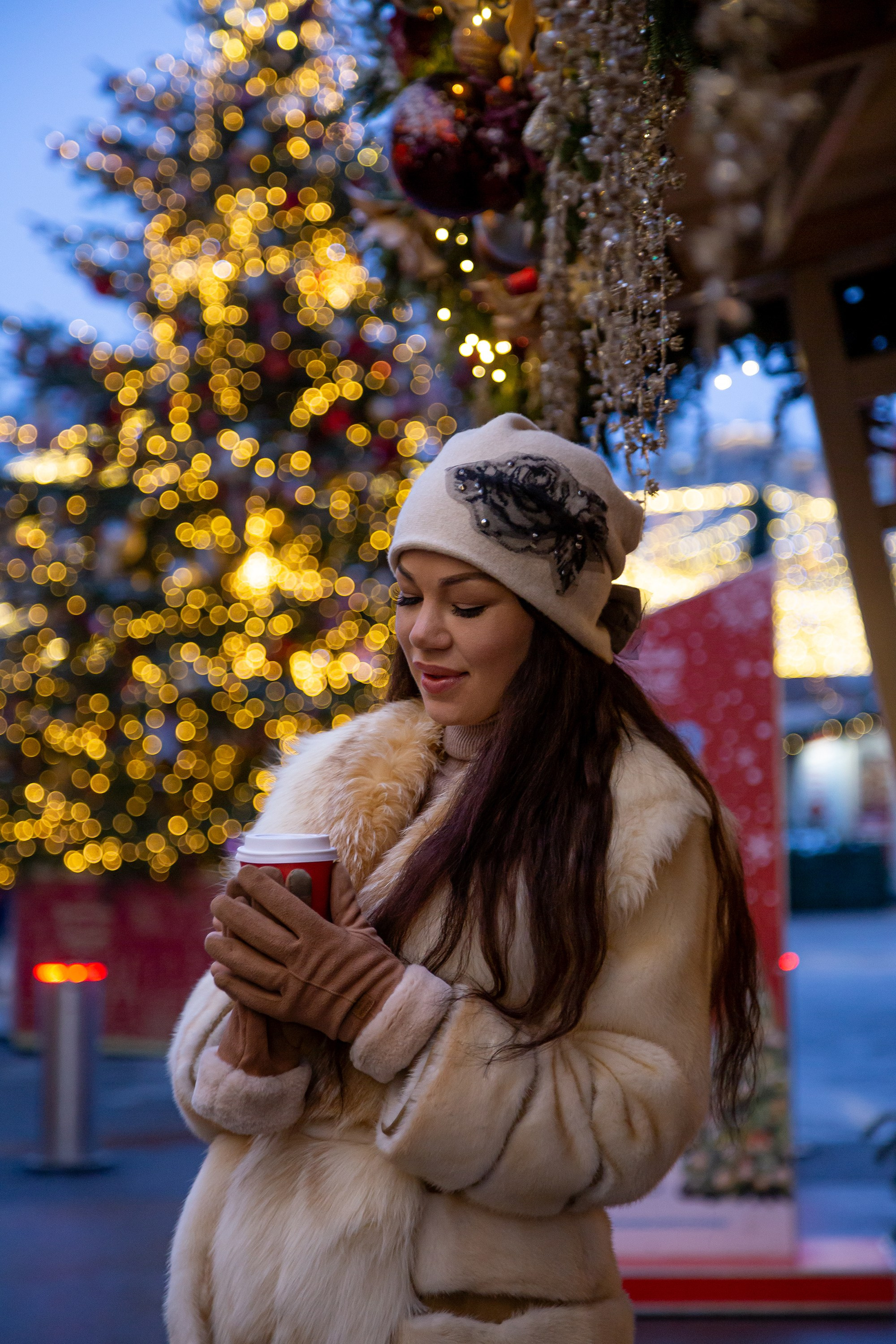 фотограф Анна Добрачёва, Анна Добрачева, фотосессия на красной площади, красная площадь, манежная площадь, зимняя фотосессия