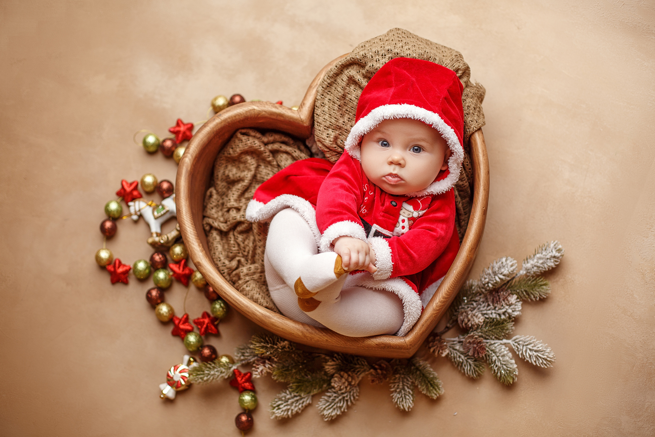 Рождественские открытки. Детский фотограф и фотограф новорожденных в Воронеже Наташа Алехина
