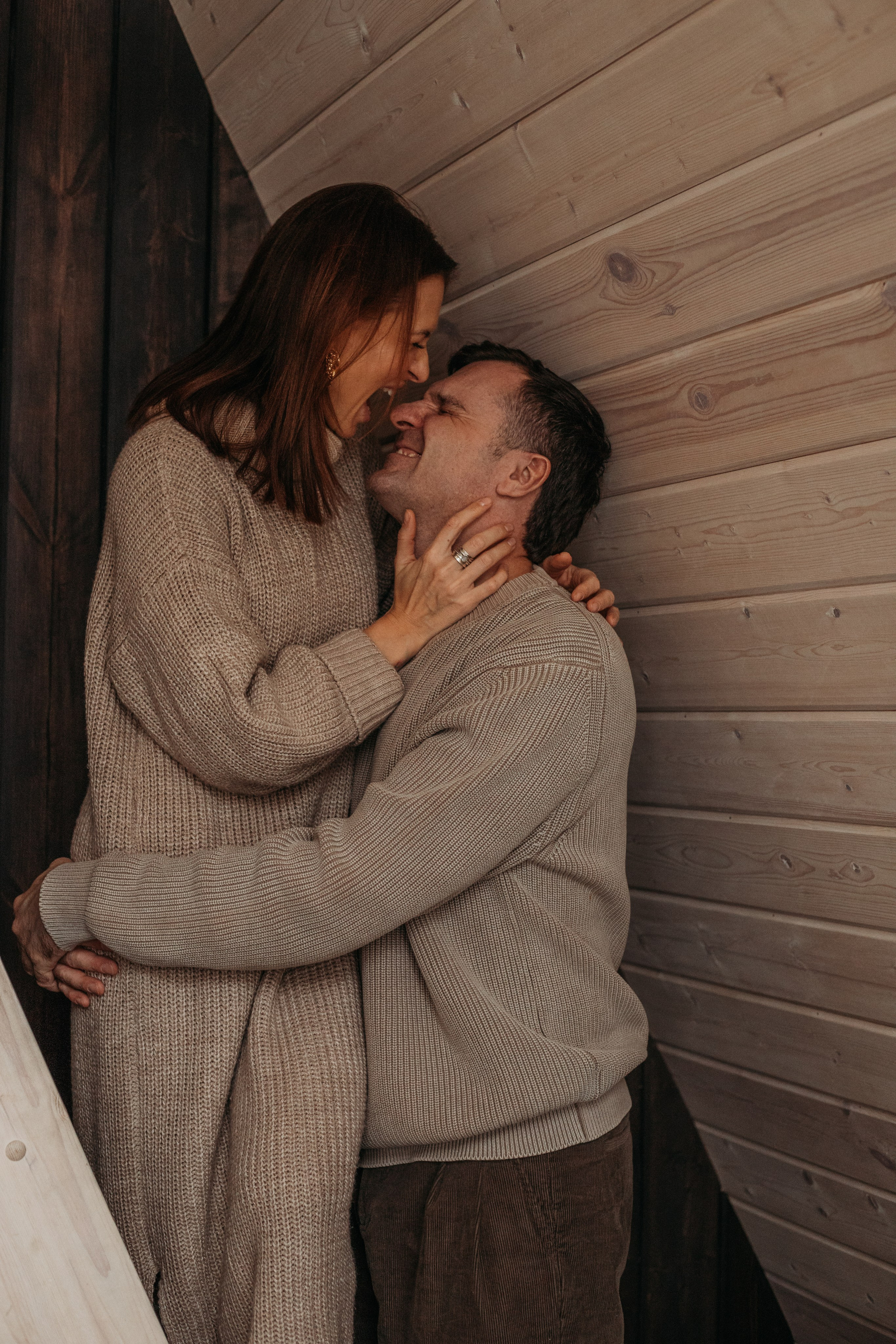 Новогодняя съемка в домике, для семьи Вероники. Венера Гайн. Репортажный фотограф  Тюмень. Обучение фотографии с 0