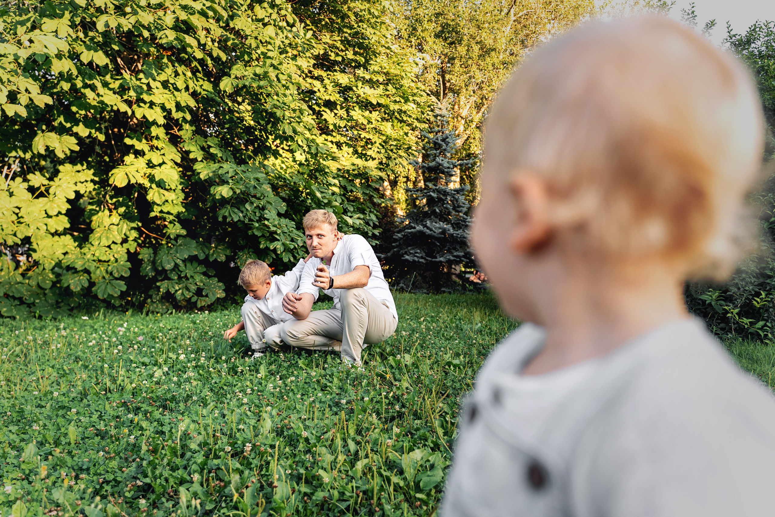 Семейная прогулка в парке Музеон на закате. Фотограф \ Видеограф на Крещение, Венчание Москва| Семейные съемки