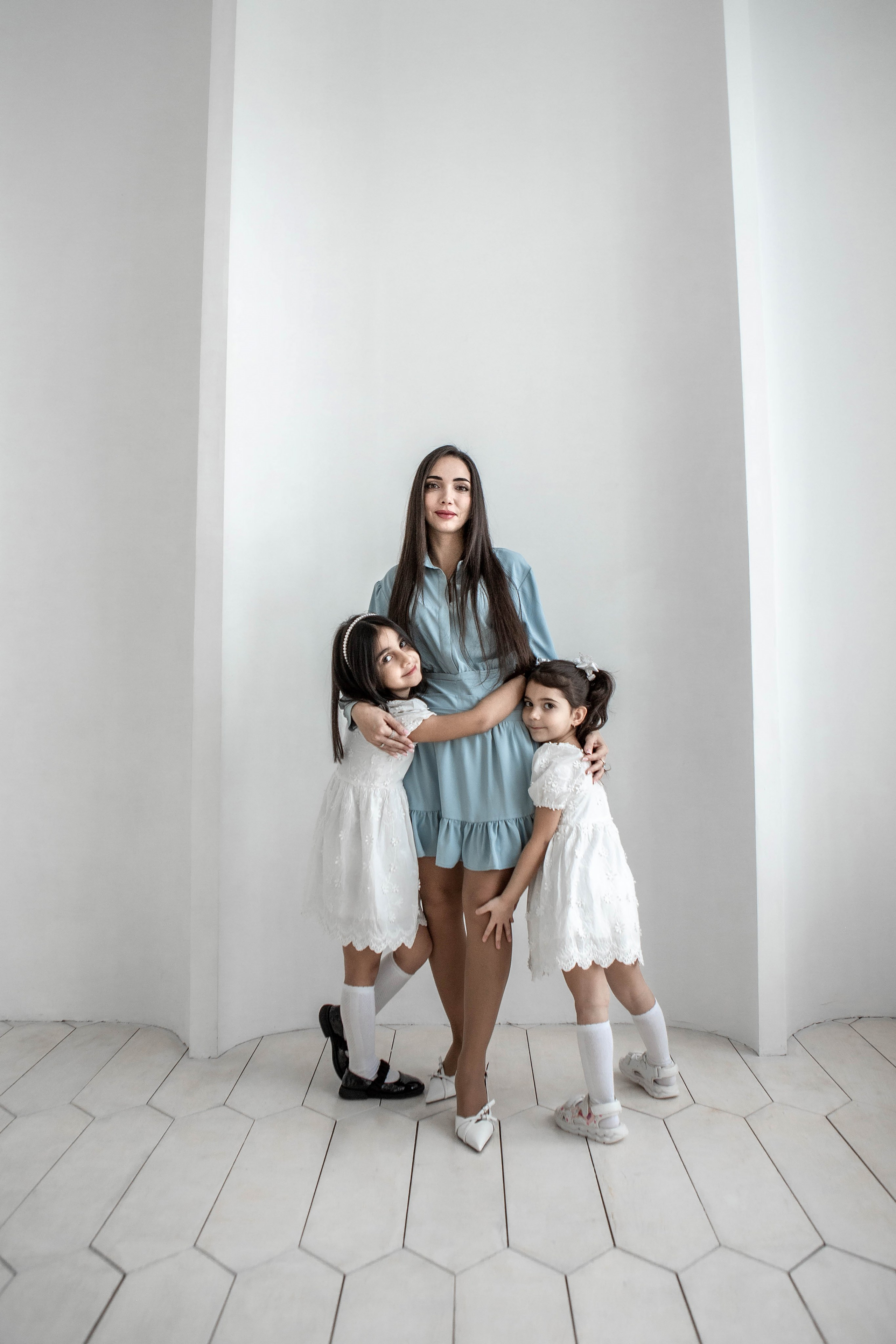 Мама и дочки. Фотограф Екатерина Голицына