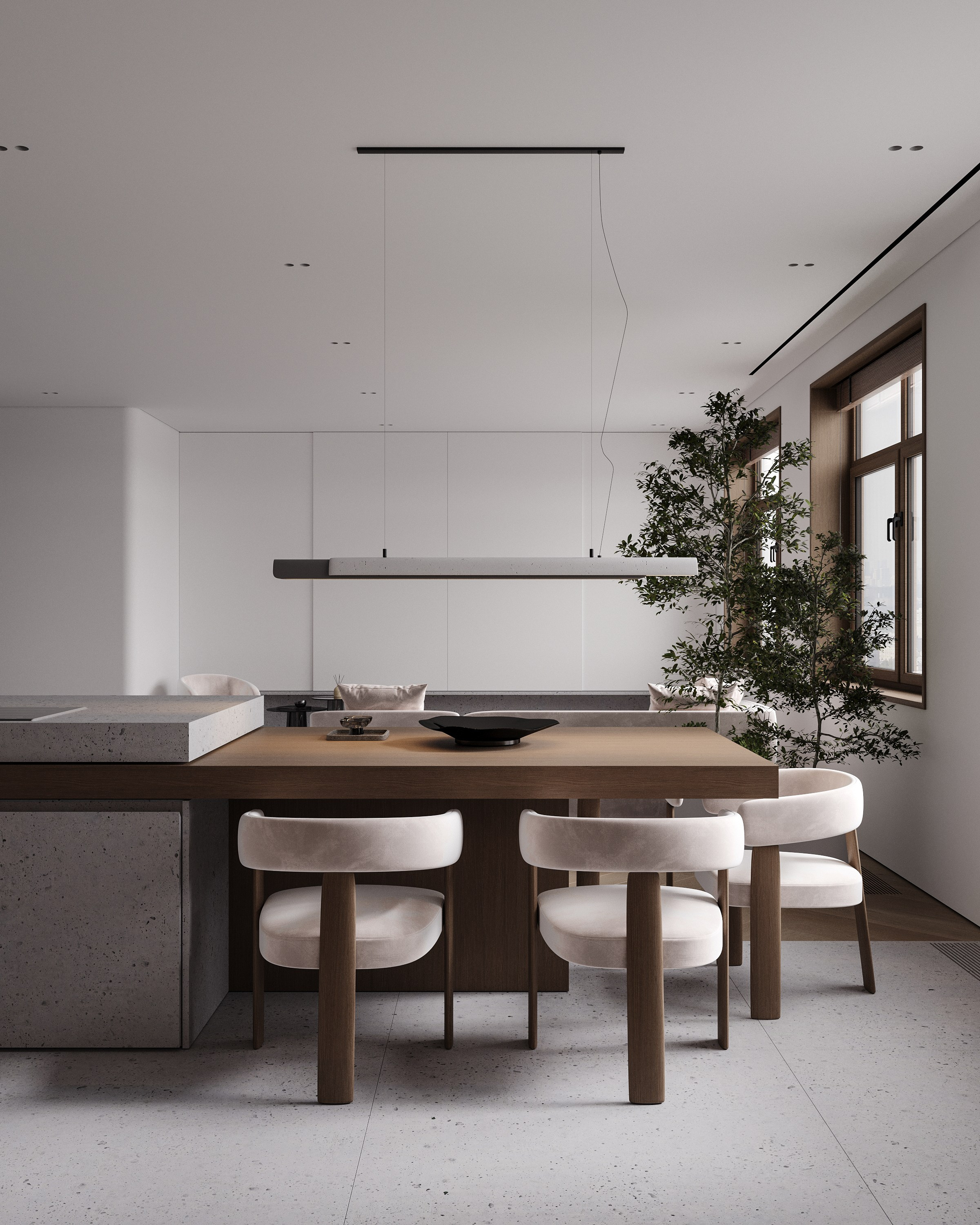 Living room. 3D визуализация интерьеров — Ирина