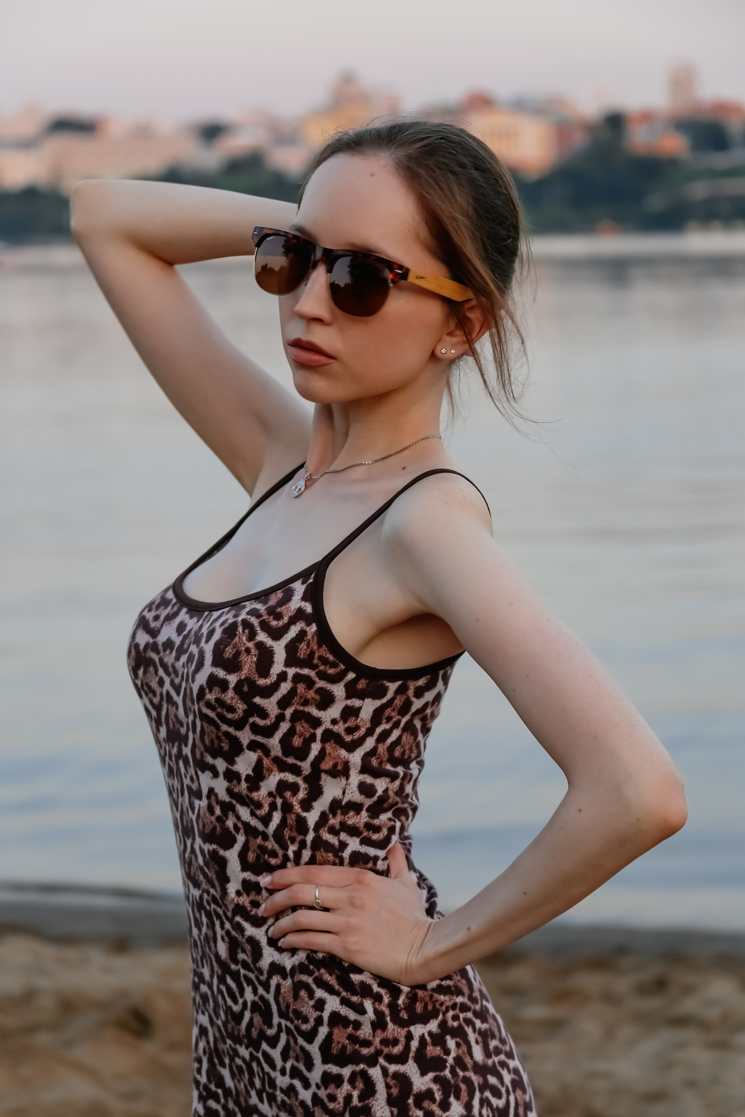 Алина на пляже. Фотограф Пермь. Фотосессия в фотостудии Перми и на свежем воздухе