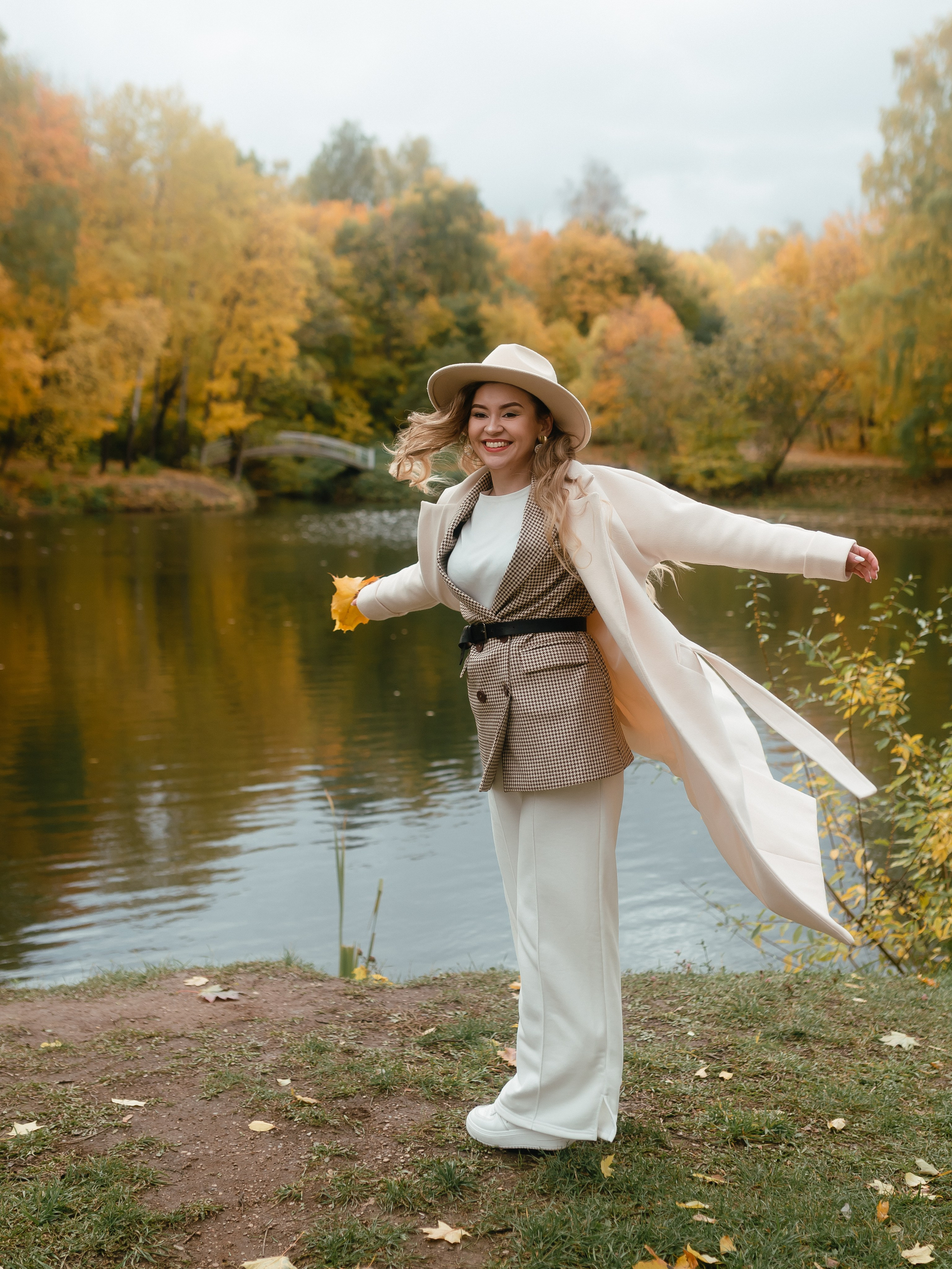 осенняя фотосессия на природе в парке в лесу октябрьский башкортостан