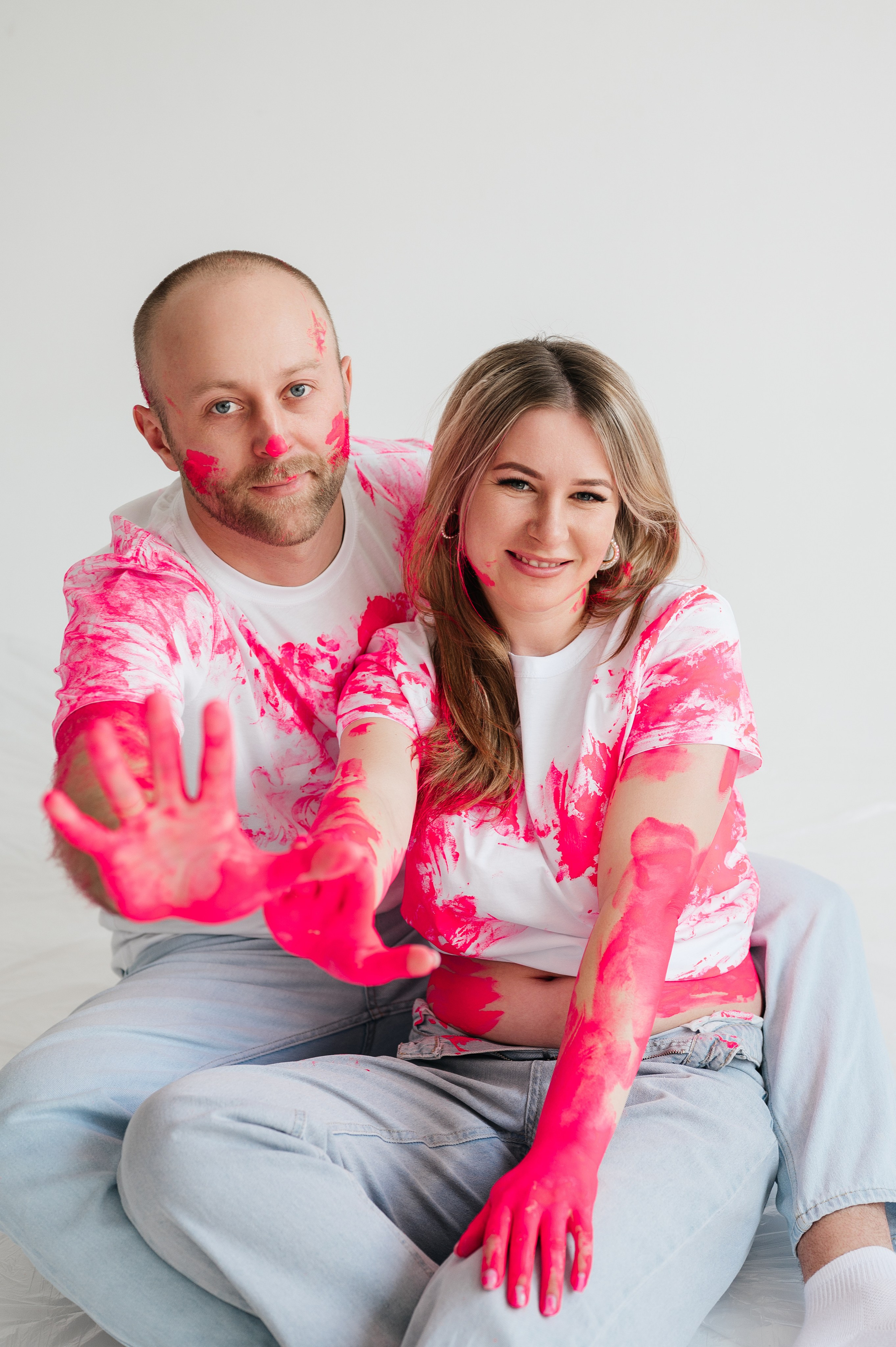 Гендер пати с красками. Свадебный и семейный фотограф в Краснодаре Алина Мельник