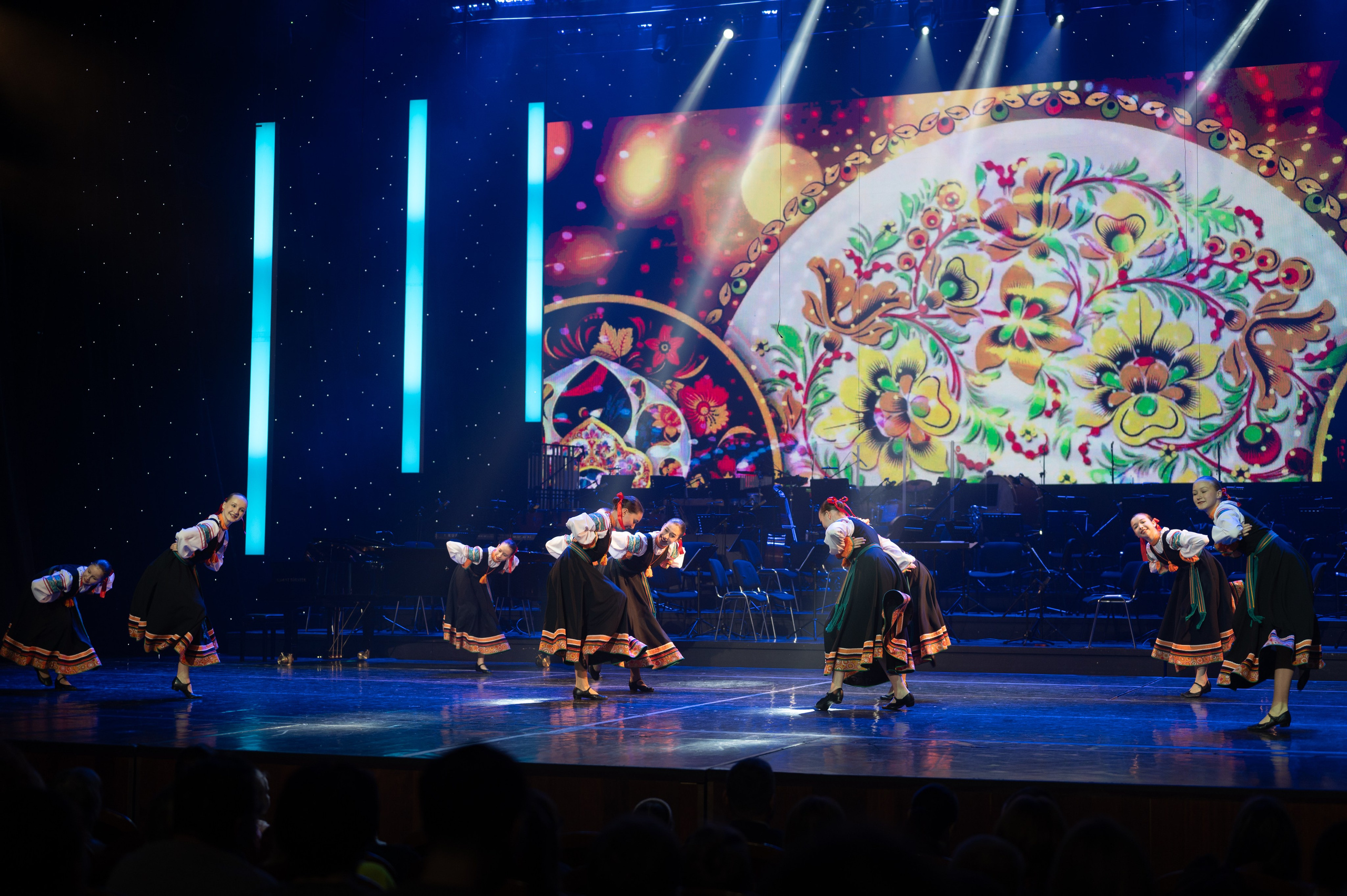 Отчетный концерт ДШИ «Гармония» «Зимняя гармония». Фотограф новорожденных, семейный детский в Тюмени Татьяна Морозова