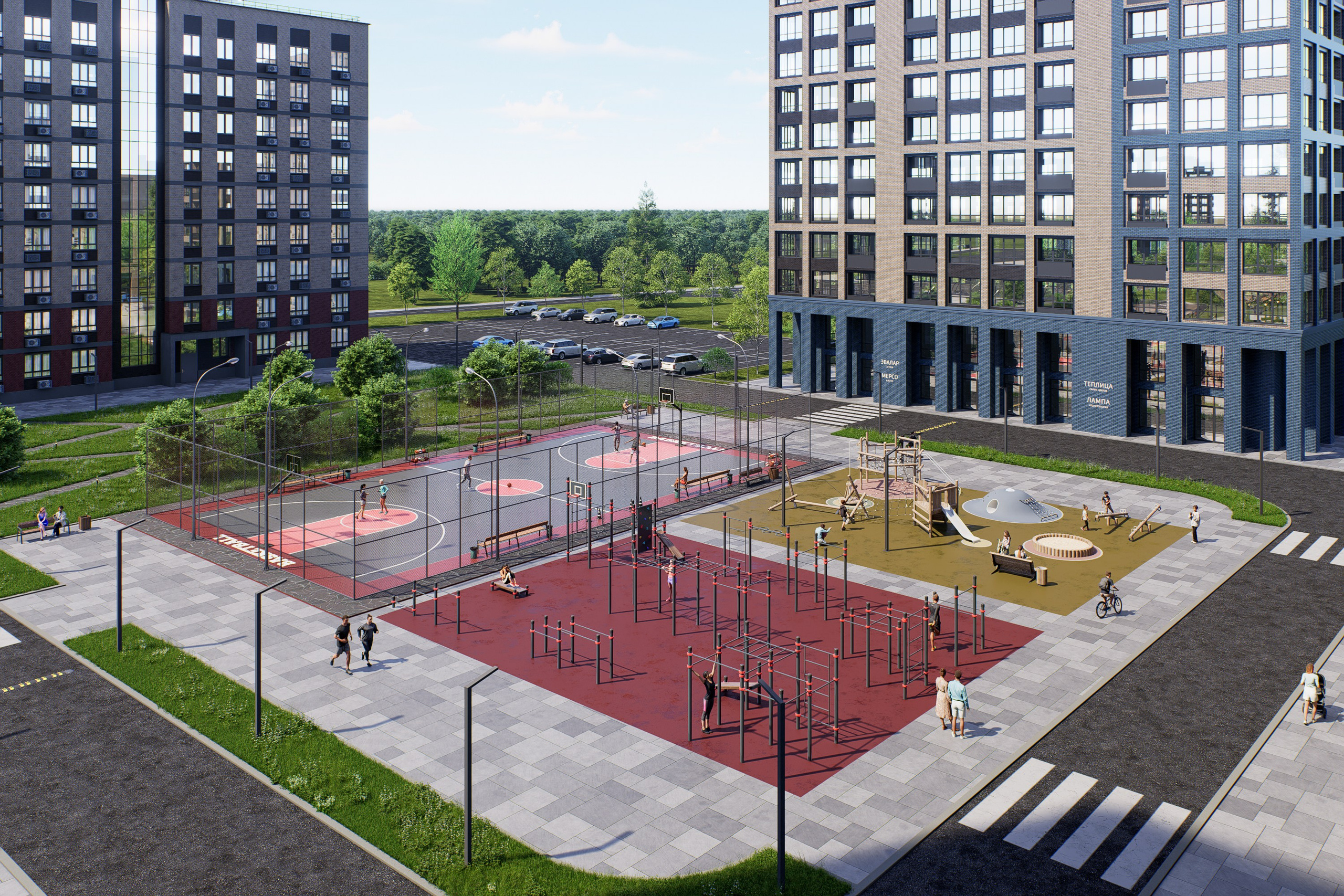 Квартал Прогресивная. Архитектурно-дизайнерское бюро ROOMS