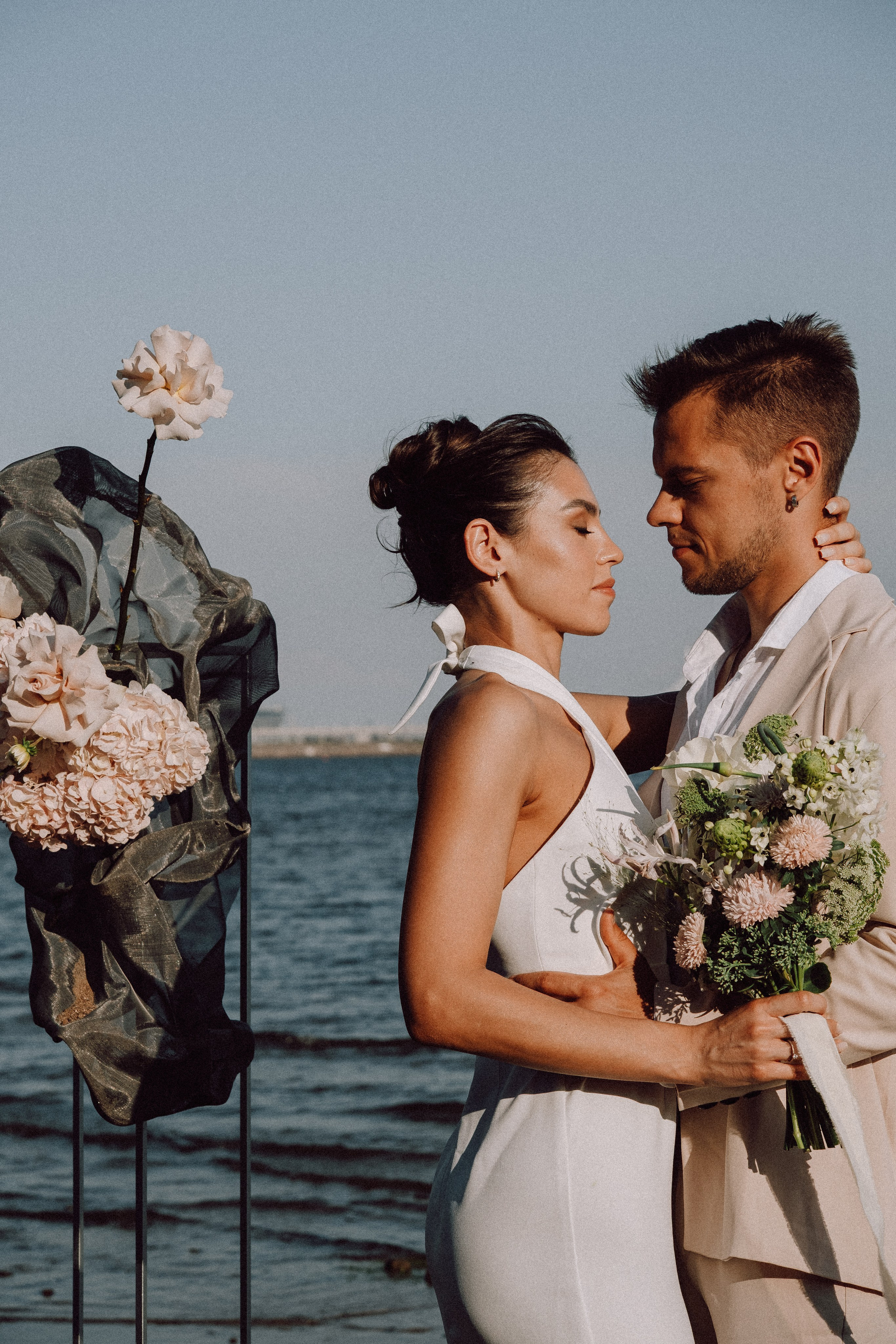 СВАДЕБНАЯ ФОТОСЕССИЯ ВЫЕЗДНОЙ ЦЕРЕМОНИИ (ФИНСКИЙ ЗАЛИВ). Профессиональный фотограф, Санкт-Петербург — Виктория Богомолова