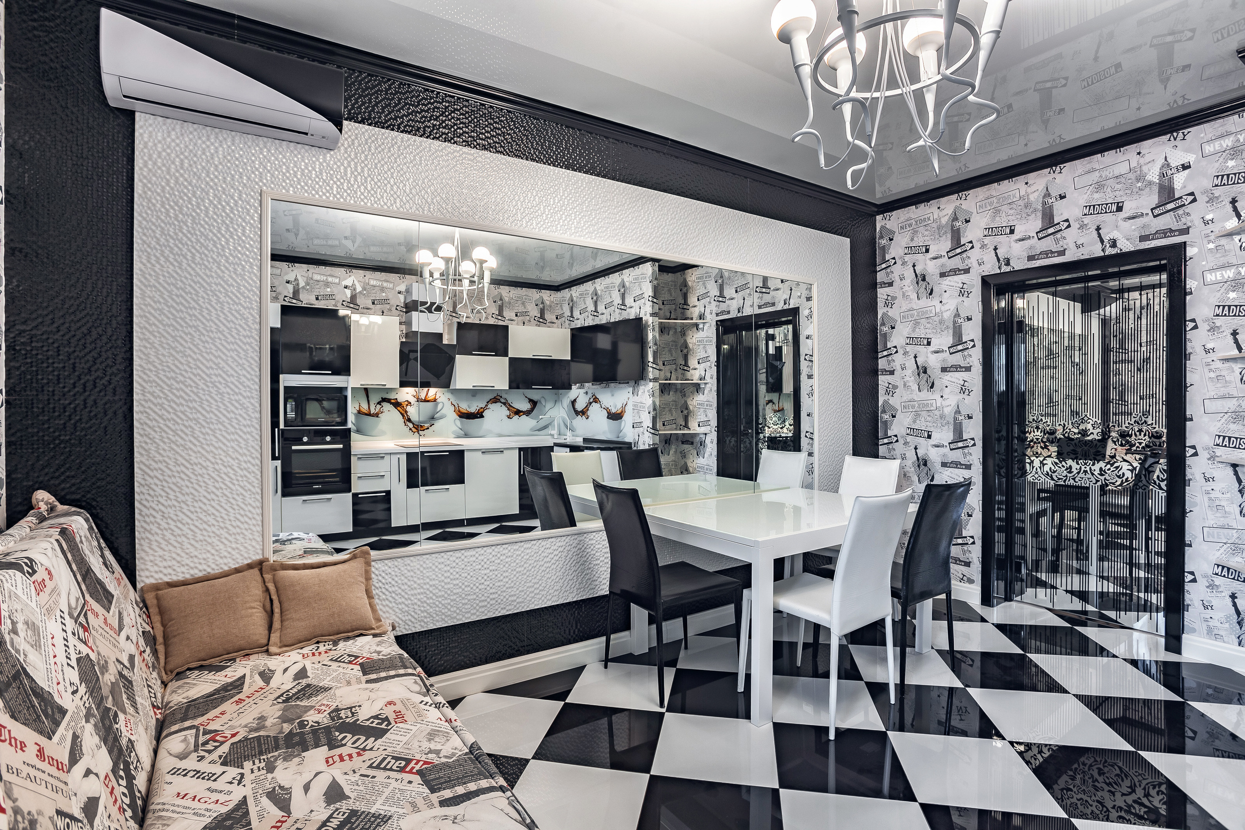 Дизайнерская квартира в стиле Мэрилин Монро. Свадебный и семейный фотограф Ворожейкин Олег. Фотографирую во Владиво