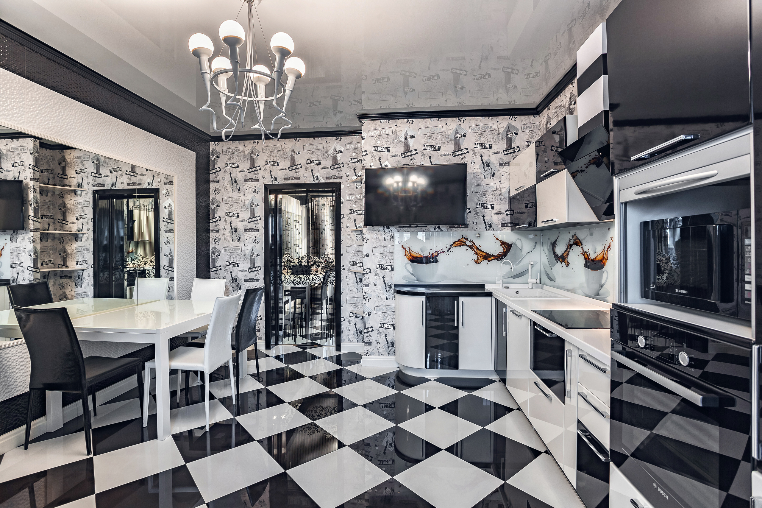 Дизайнерская квартира в стиле Мэрилин Монро. Свадебный и семейный фотограф Ворожейкин Олег. Фотографирую во Владиво