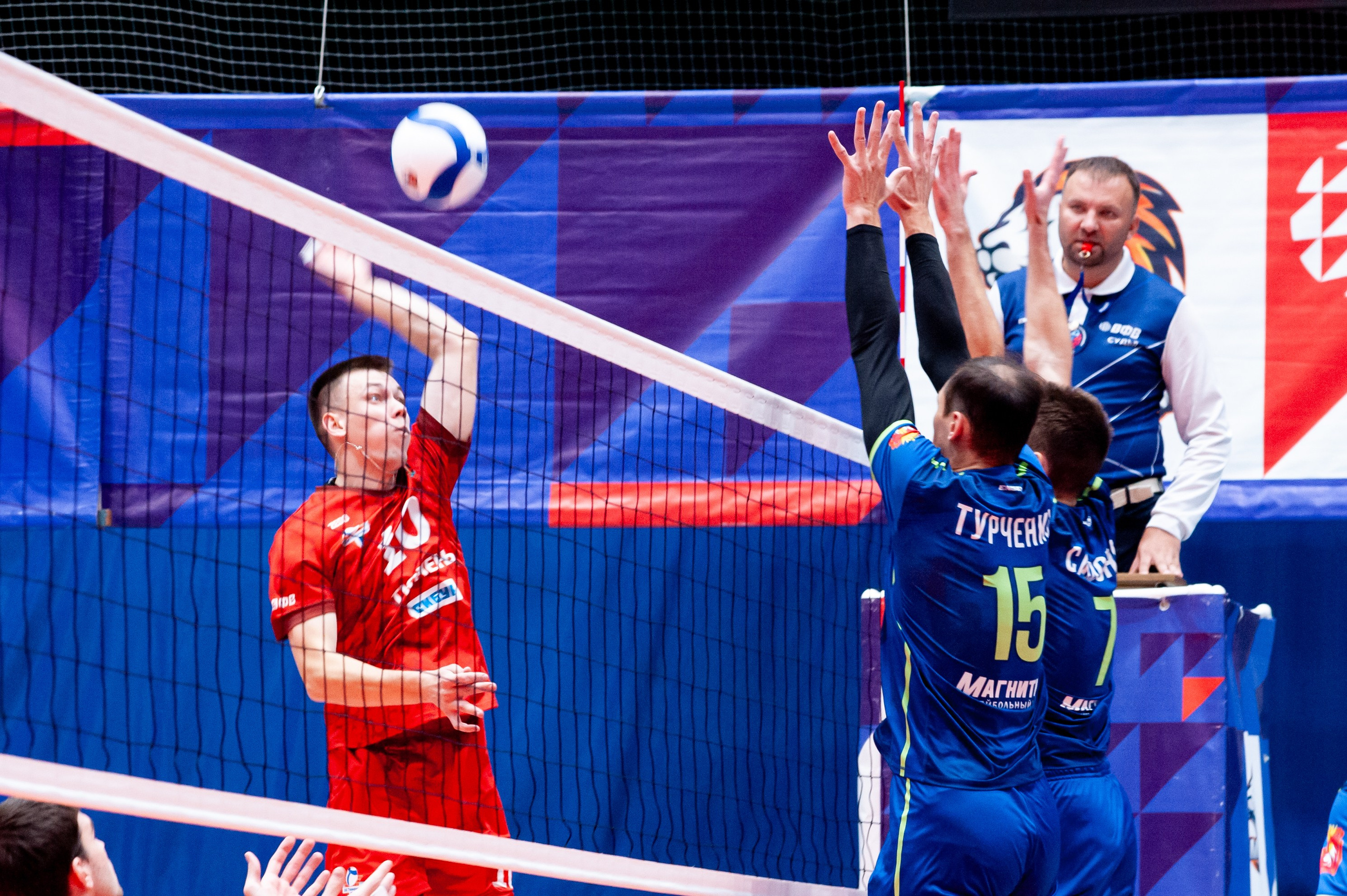 Чемпионат России по волейболу. Высшая лига А. Магнитка — Тюмень. Фотограф Магнитогорск Данил Семенов