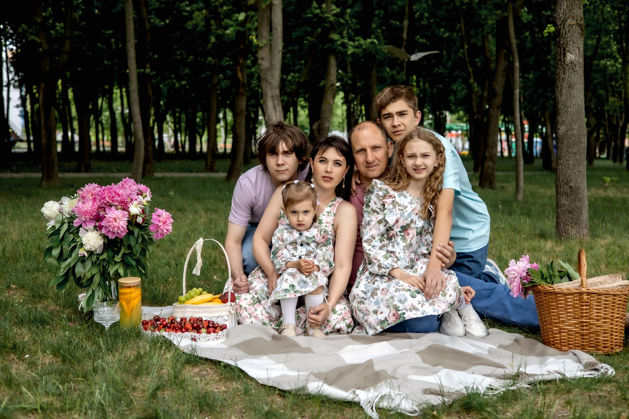 Семейный пикник. Фотограф Надежда Лукьянова
