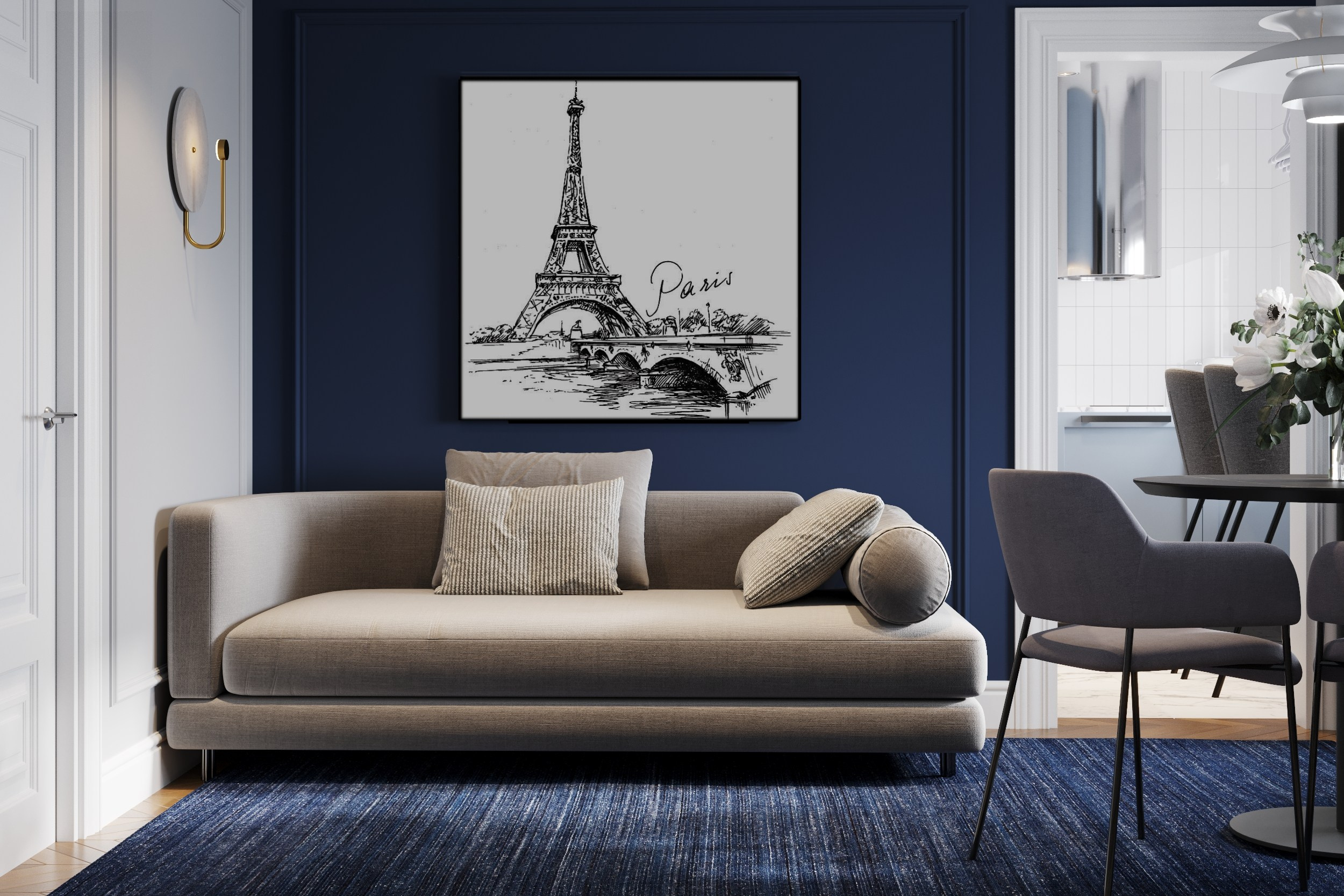 Кухня-гостиная. Arrogant Arch