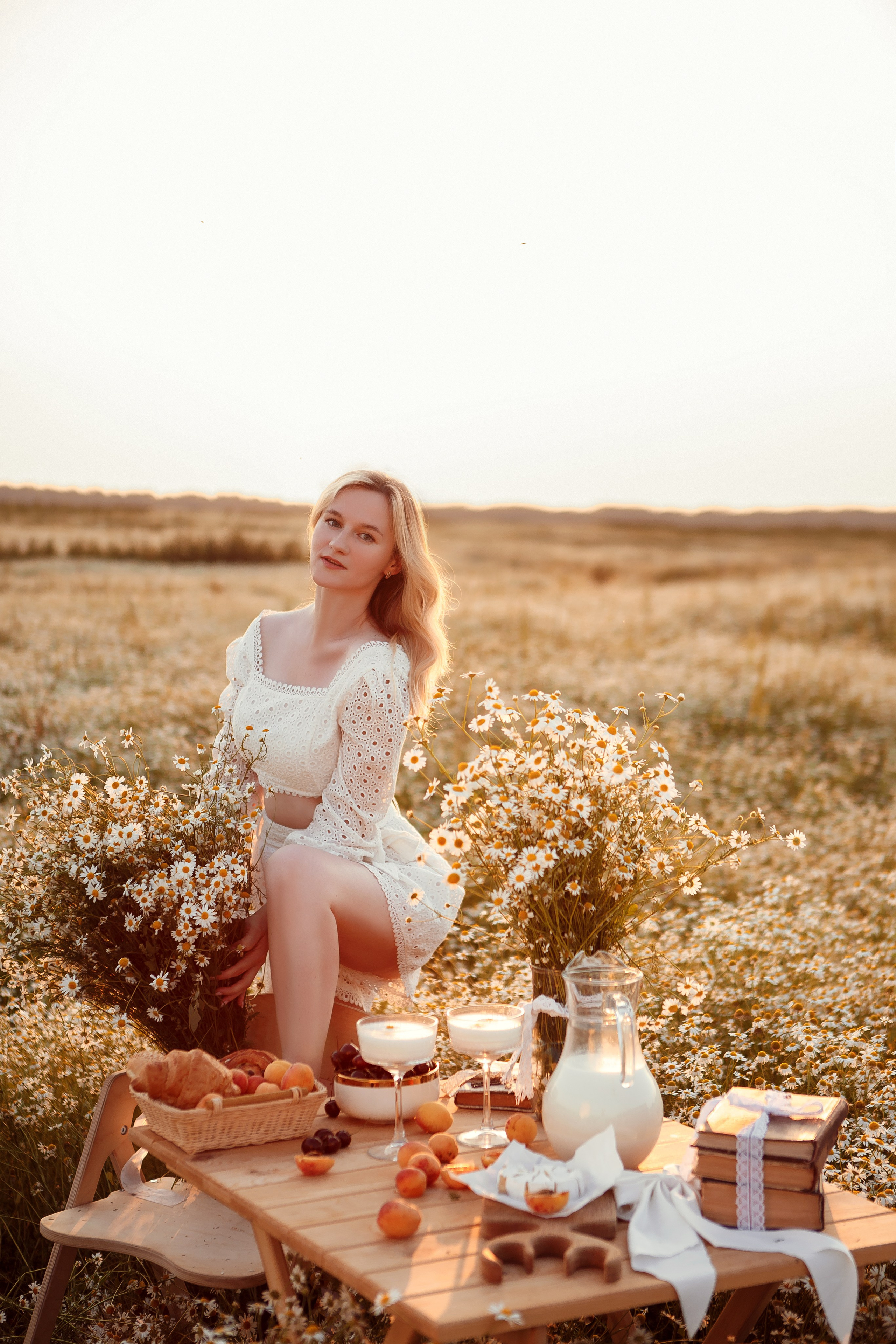 Завтрак в ромашках. Фотограф в Иваново и других городах Ирина Сметанкина