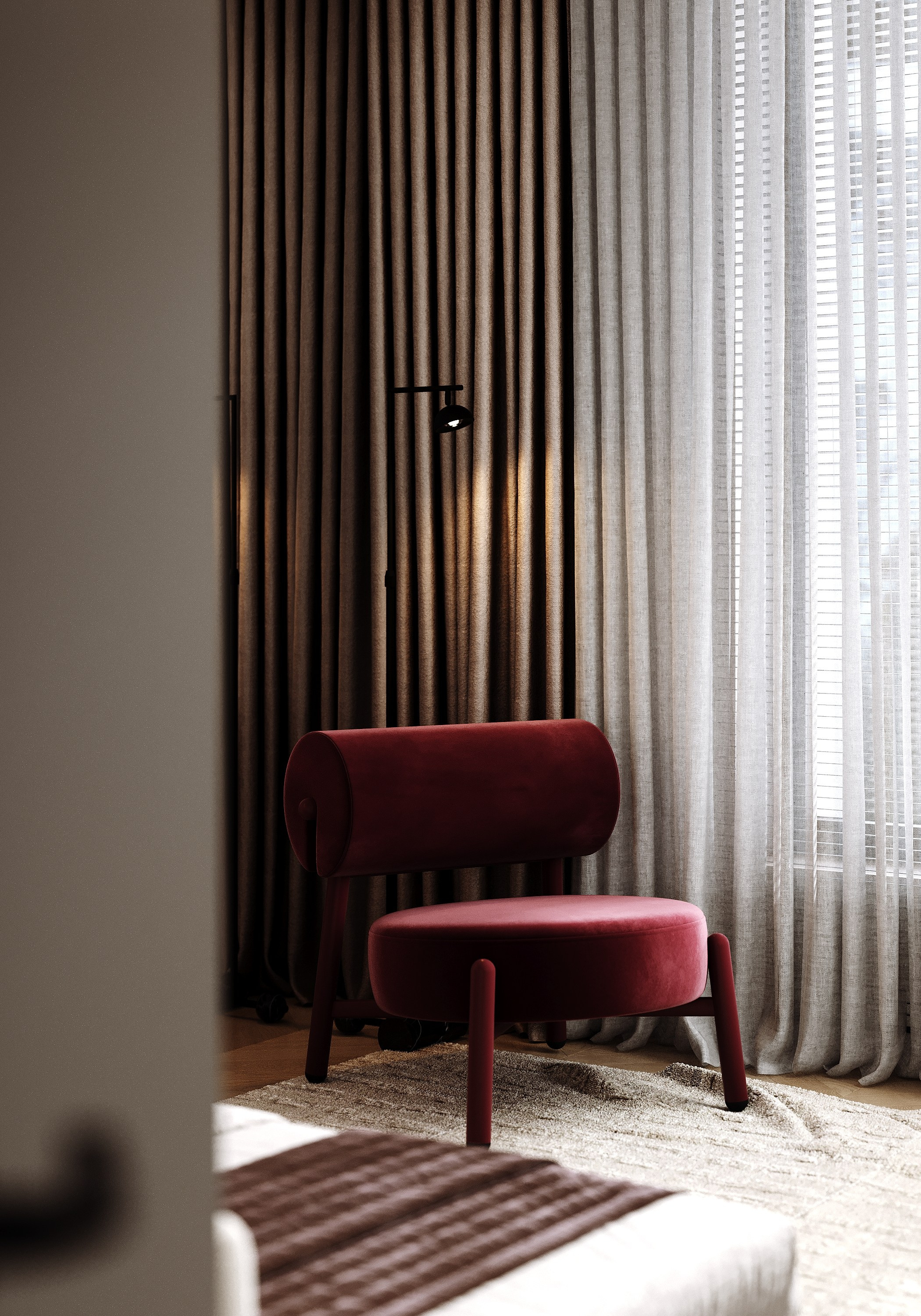 Частный дом 160 м². Визуализации интерьера