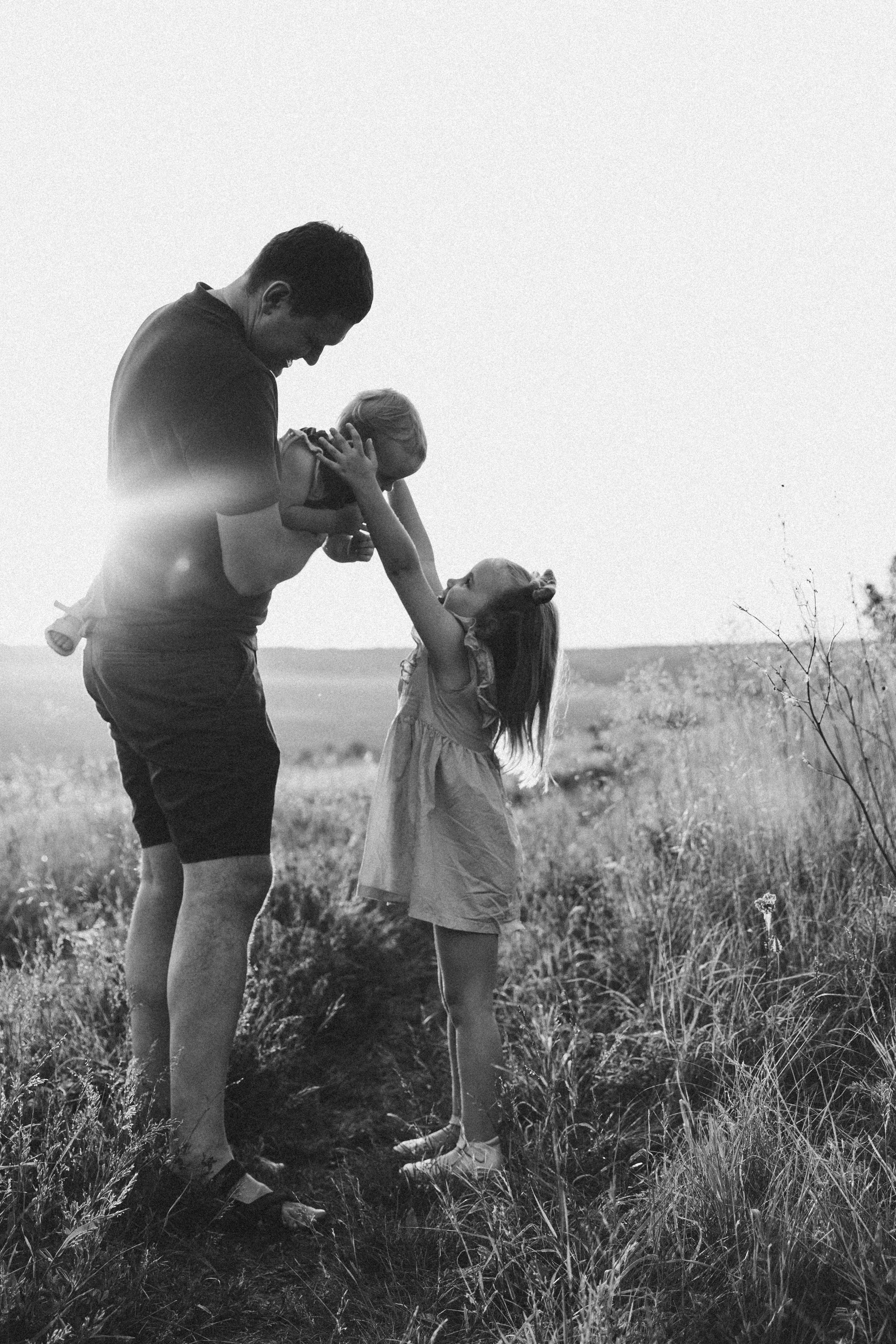 Папа и дочки. Семейный фотограф документалист в Пензе Лопатинская Татья