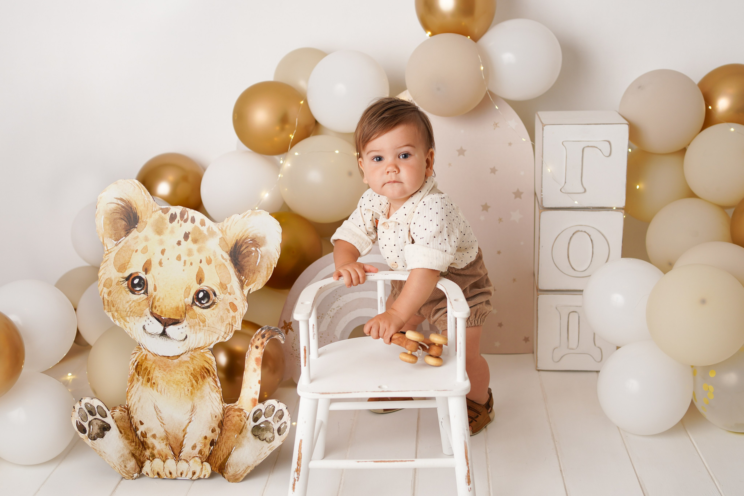 Детская фотосессия Первый годик Дамира. Детский фотограф и фотограф новорожденных в Калининград Оксана Иваний