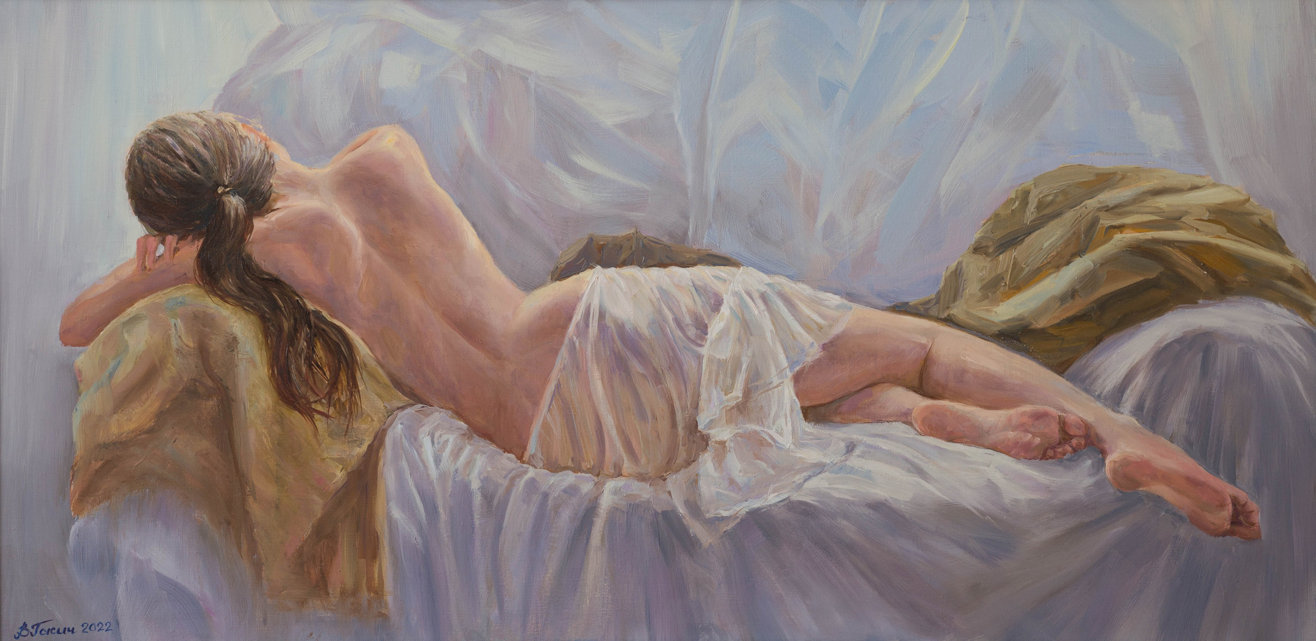 Портрет, фигура / Portrait, figure. Художник Василий Гасич