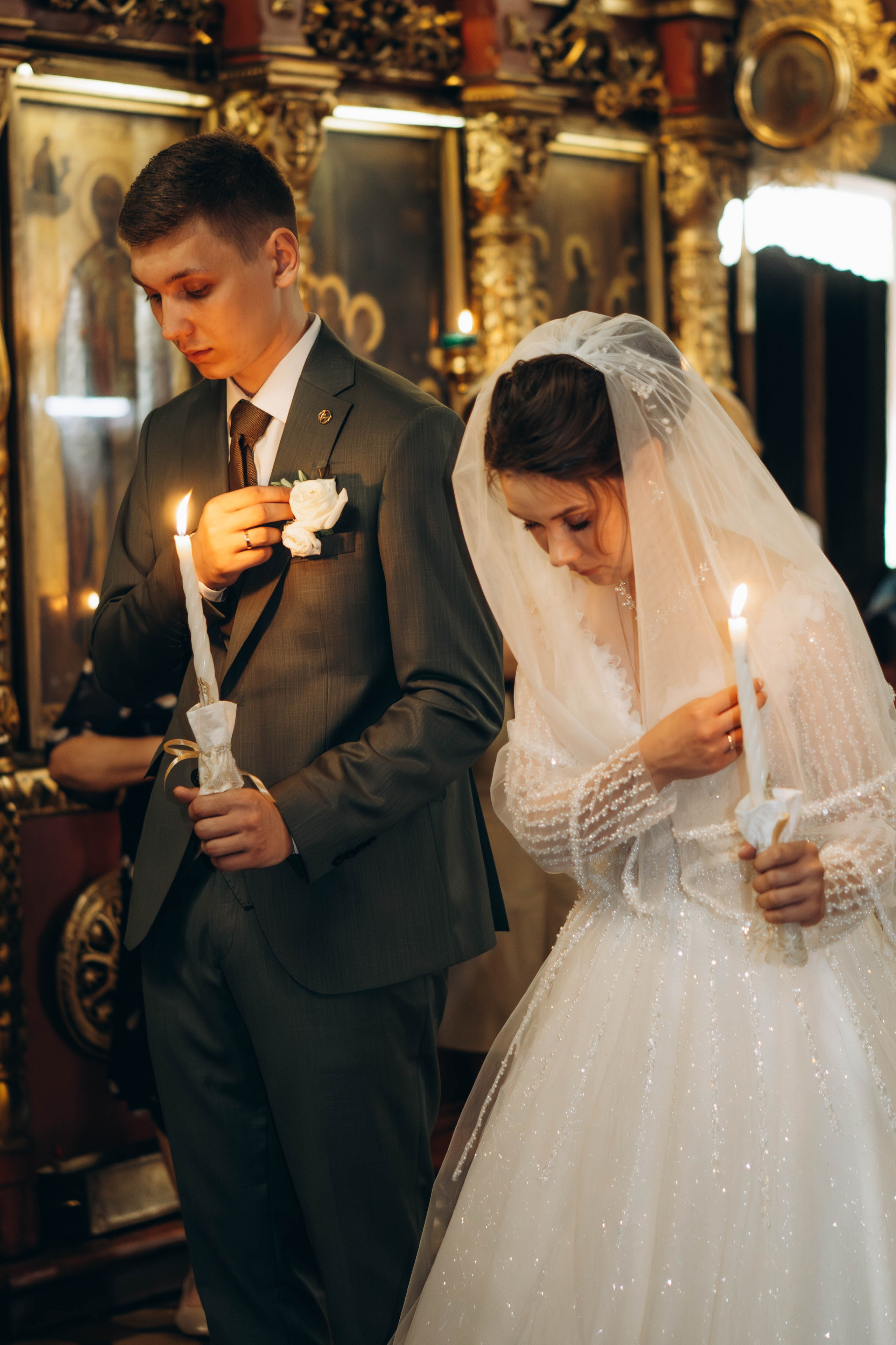 Венчание Поликарпа и Антонины Церковь Рождества Христова. Фотограф Москва Валерия Веденина