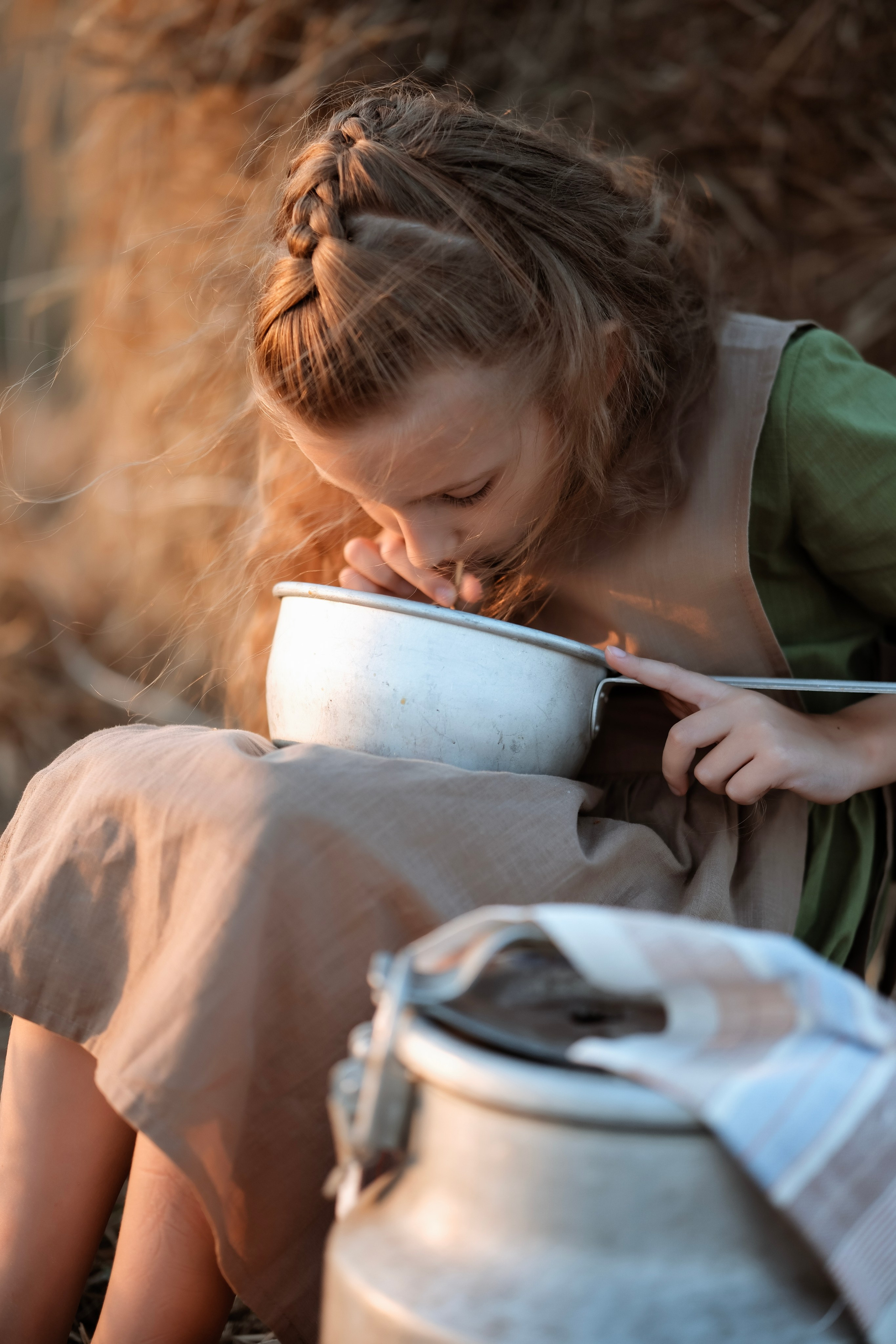 По полюшку. Фотограф новорожденных в Брянске Анжелика Прохоренкова