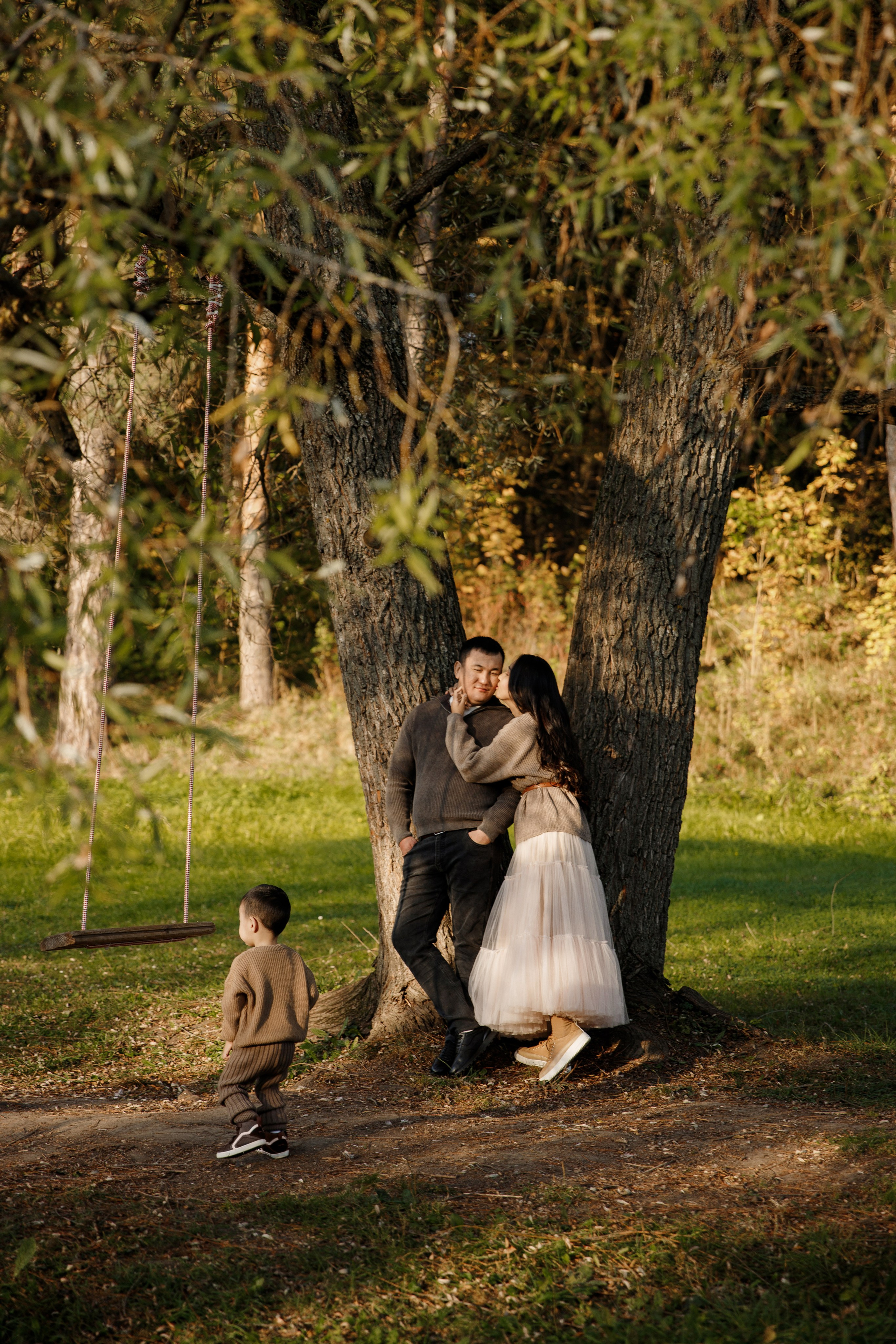 Осенняя семейная фотосессия в усадьбе Валуево. Фотограф Александра Сыщенко