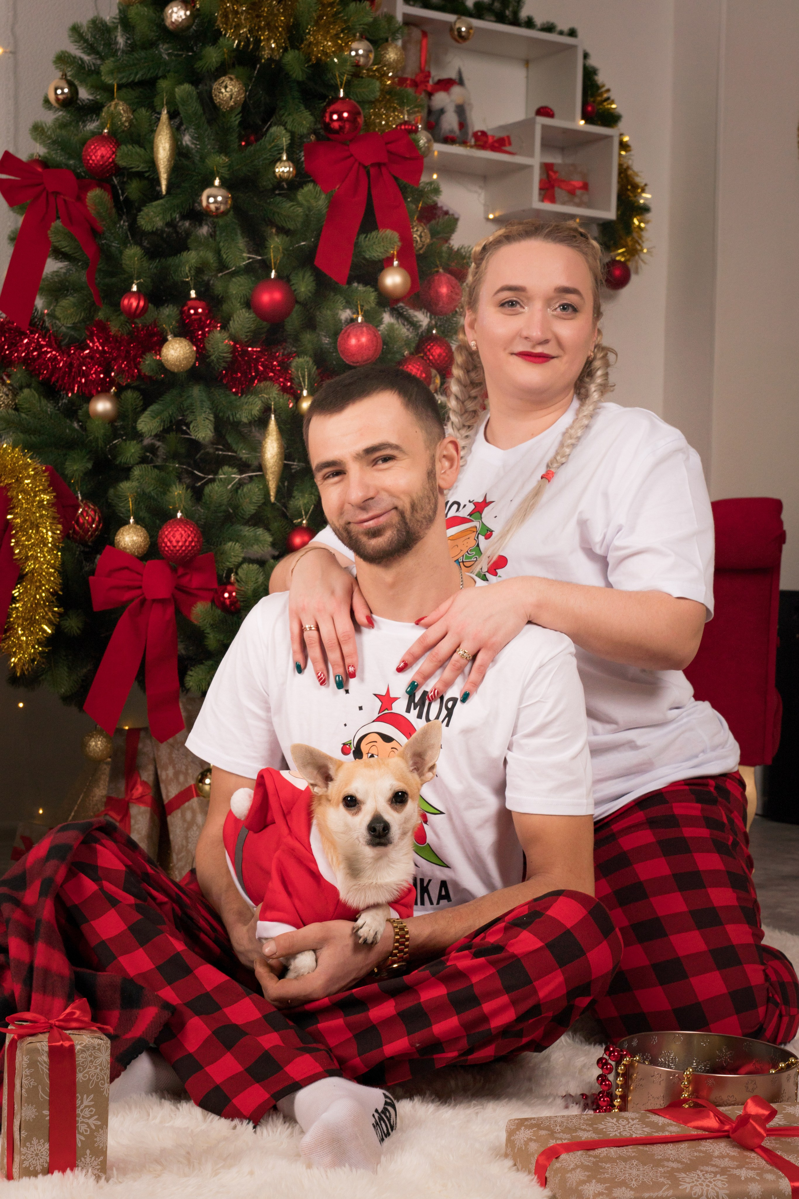 Новогодняя фотосессия в студии