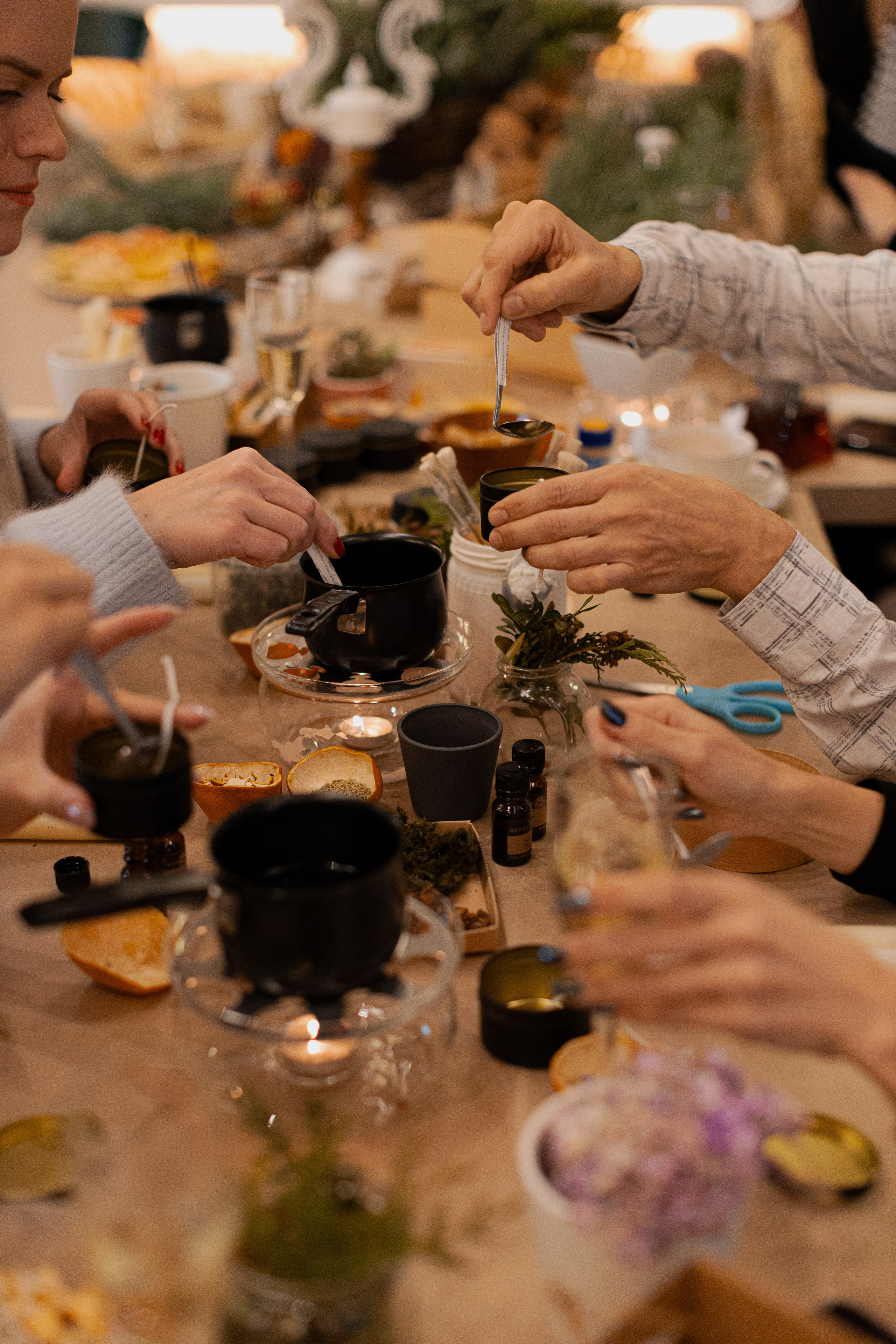 Мк свечи и венок (новогодний корпоратив). Анастасия Ракчеева Художник