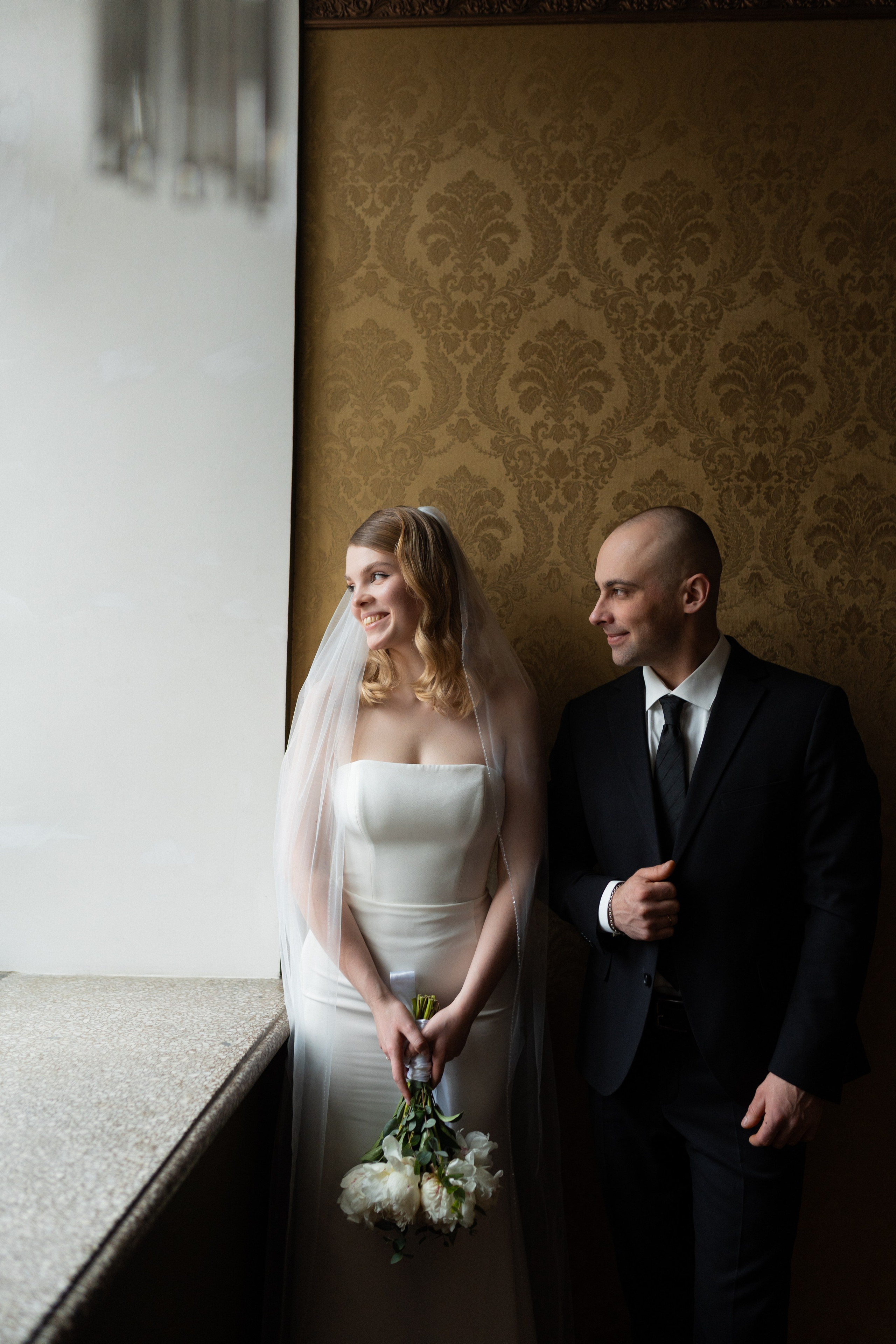 Мария и Алексей, студия 1884. Свадебный фотограф в Москве Анна Полушина