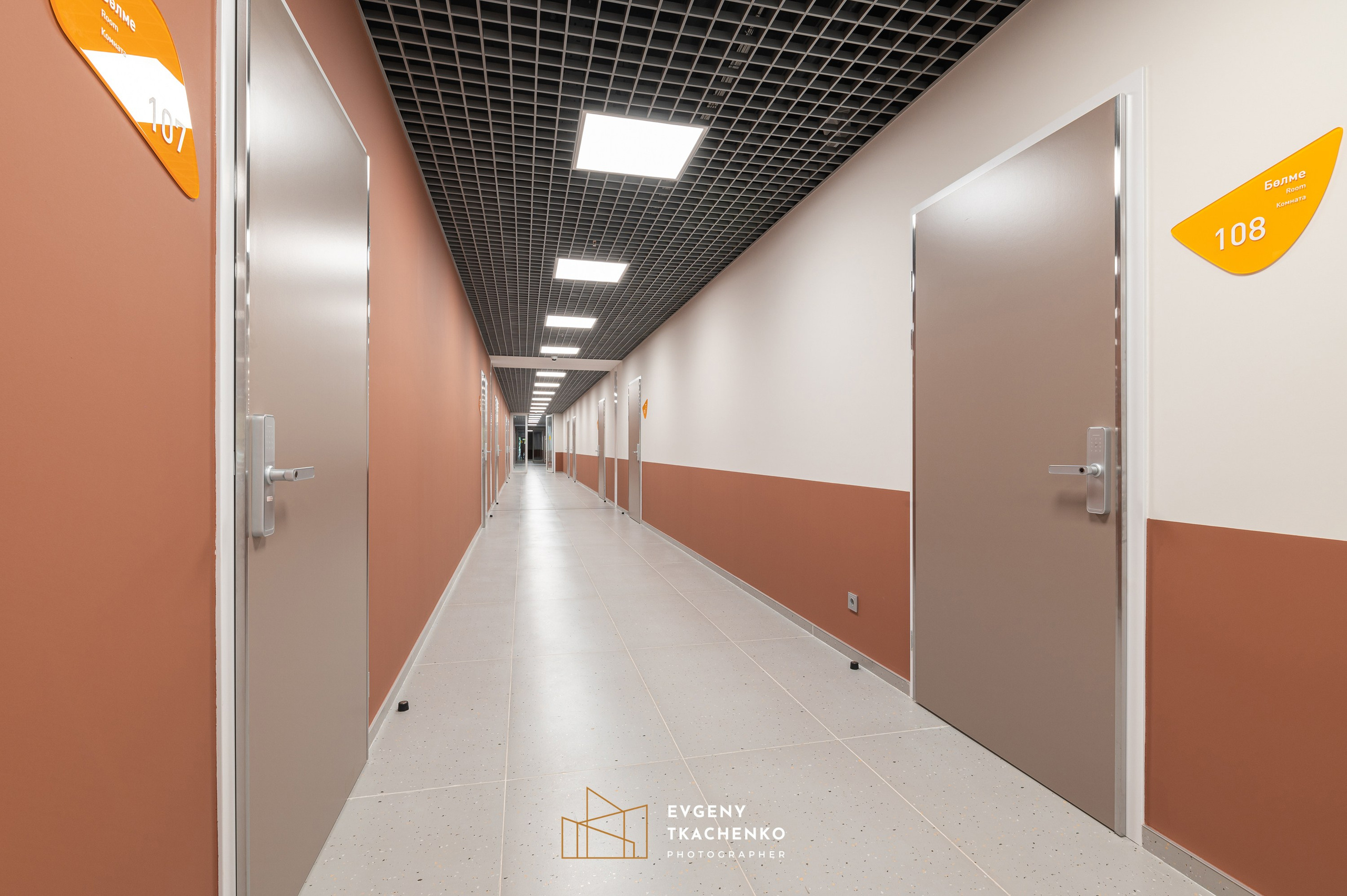 Общежитие университета NarXoz в Алматы. Архитектурный и интерьерный фотограф в Казахстане