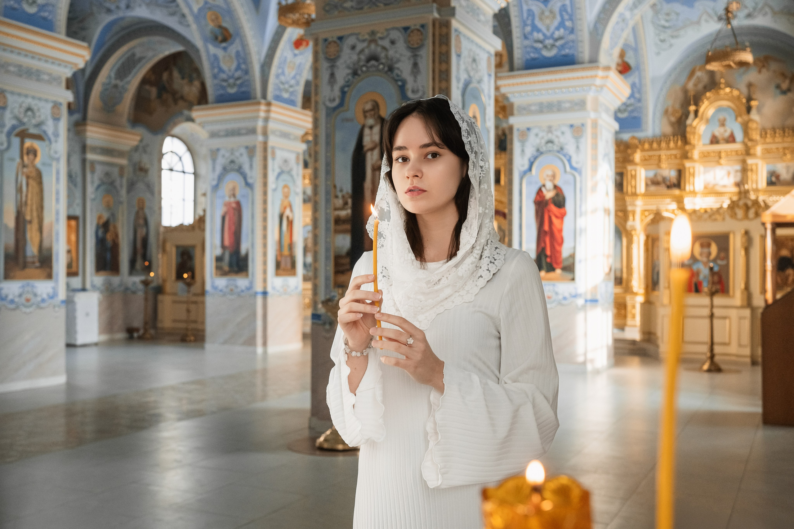Венчание. Храм Введения во храм Пресвятой Богородицы. Церковный фотограф на Таинство Крещения и Венчания в Оренбурге и Оренбургской области Екатерина Белкина