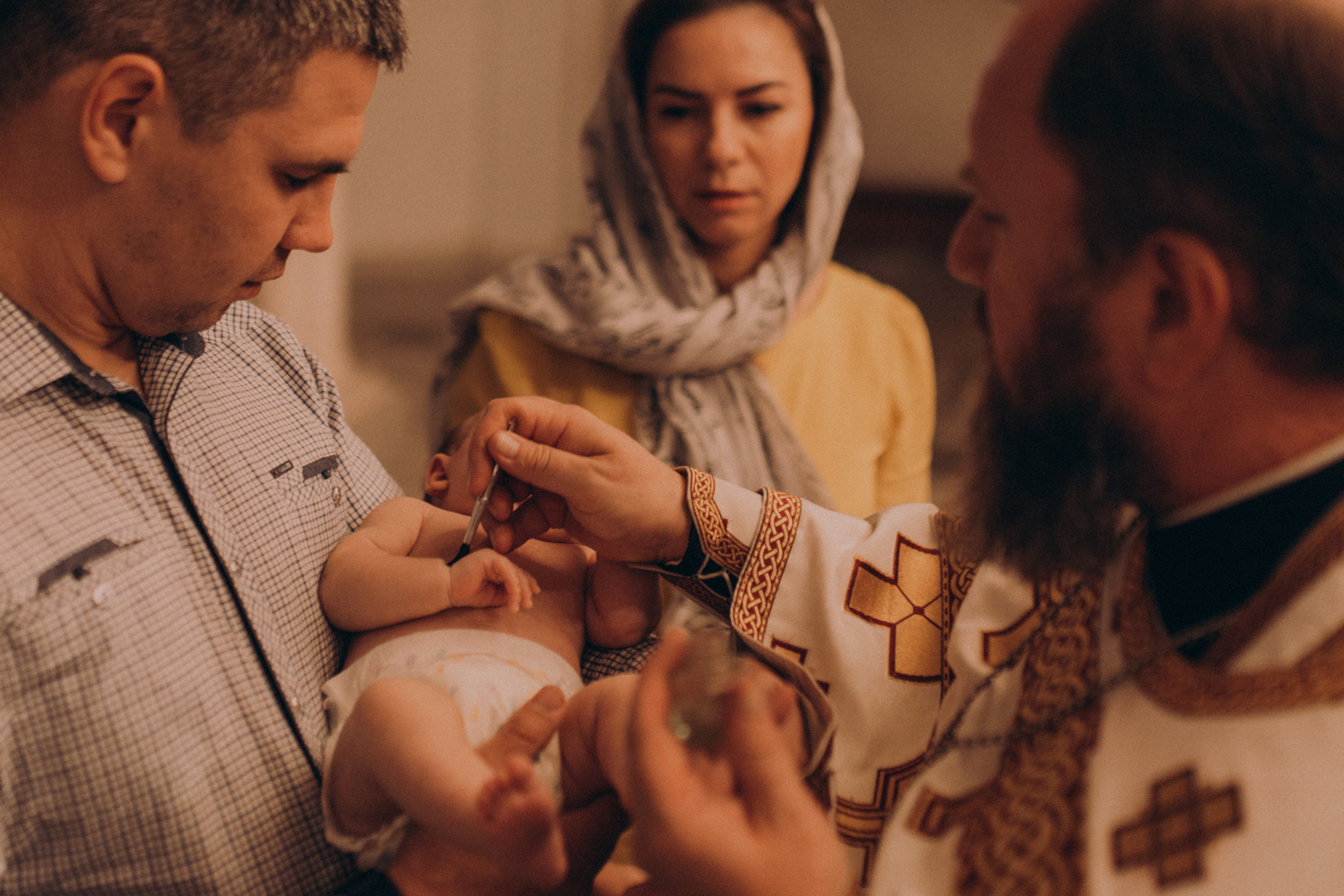 Крещение Мирославы. Семейный фотограф и фотограф на роды в Ростове-на-Дону Мухина Виктория