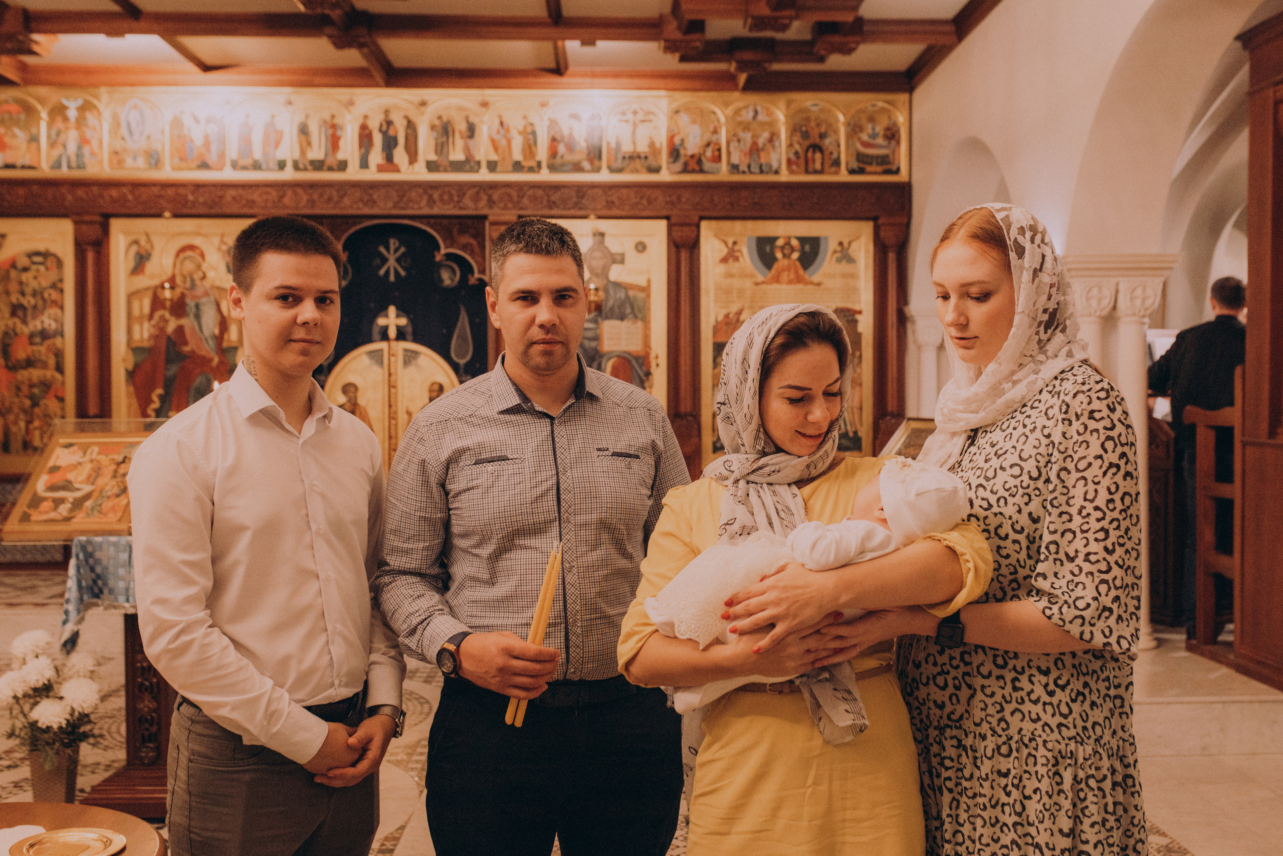 Крещение Мирославы. Семейный фотограф и фотограф на роды в Ростове-на-Дону Мухина Виктория