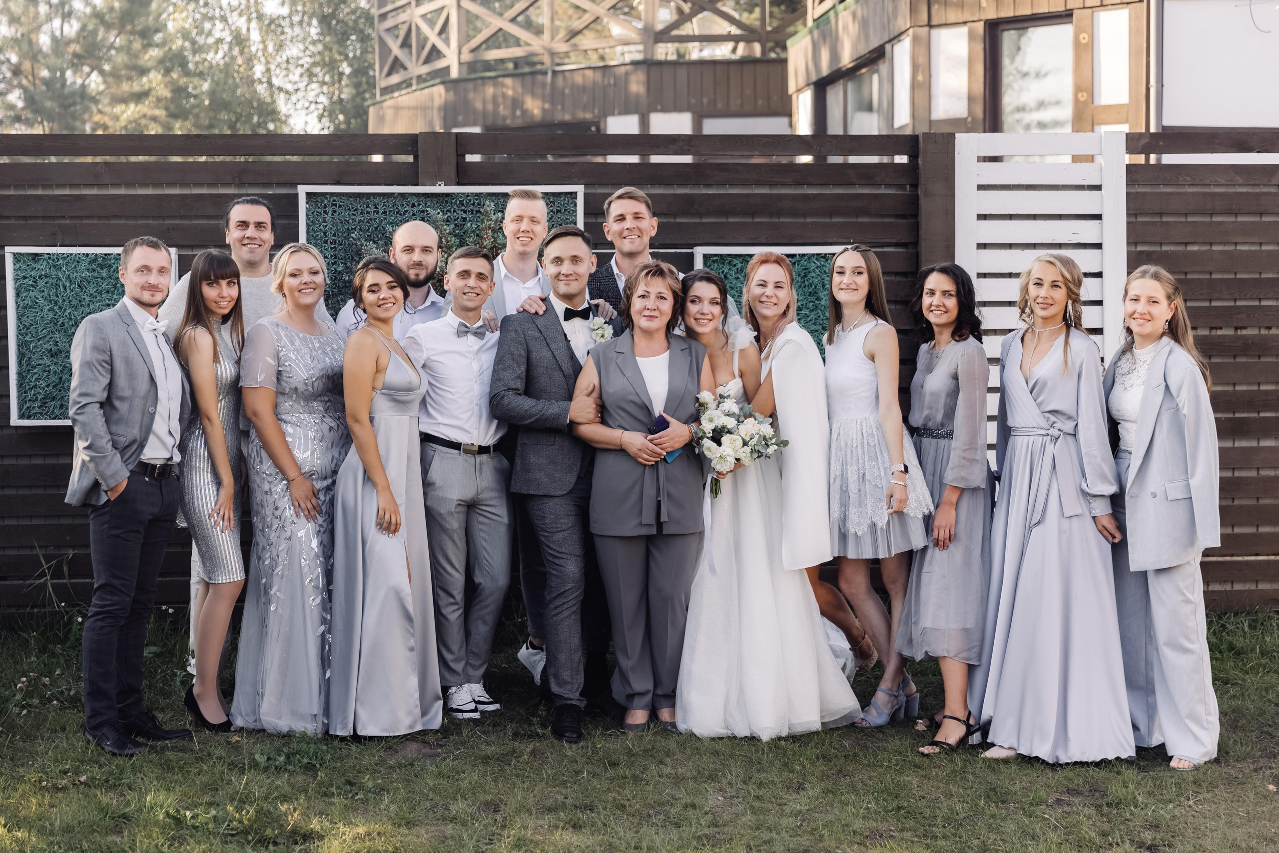 дресс код свадьбы, сввдьба в серых тонах, серо-белая свадьба, серо-голубая свадьба, дресс код для гостей