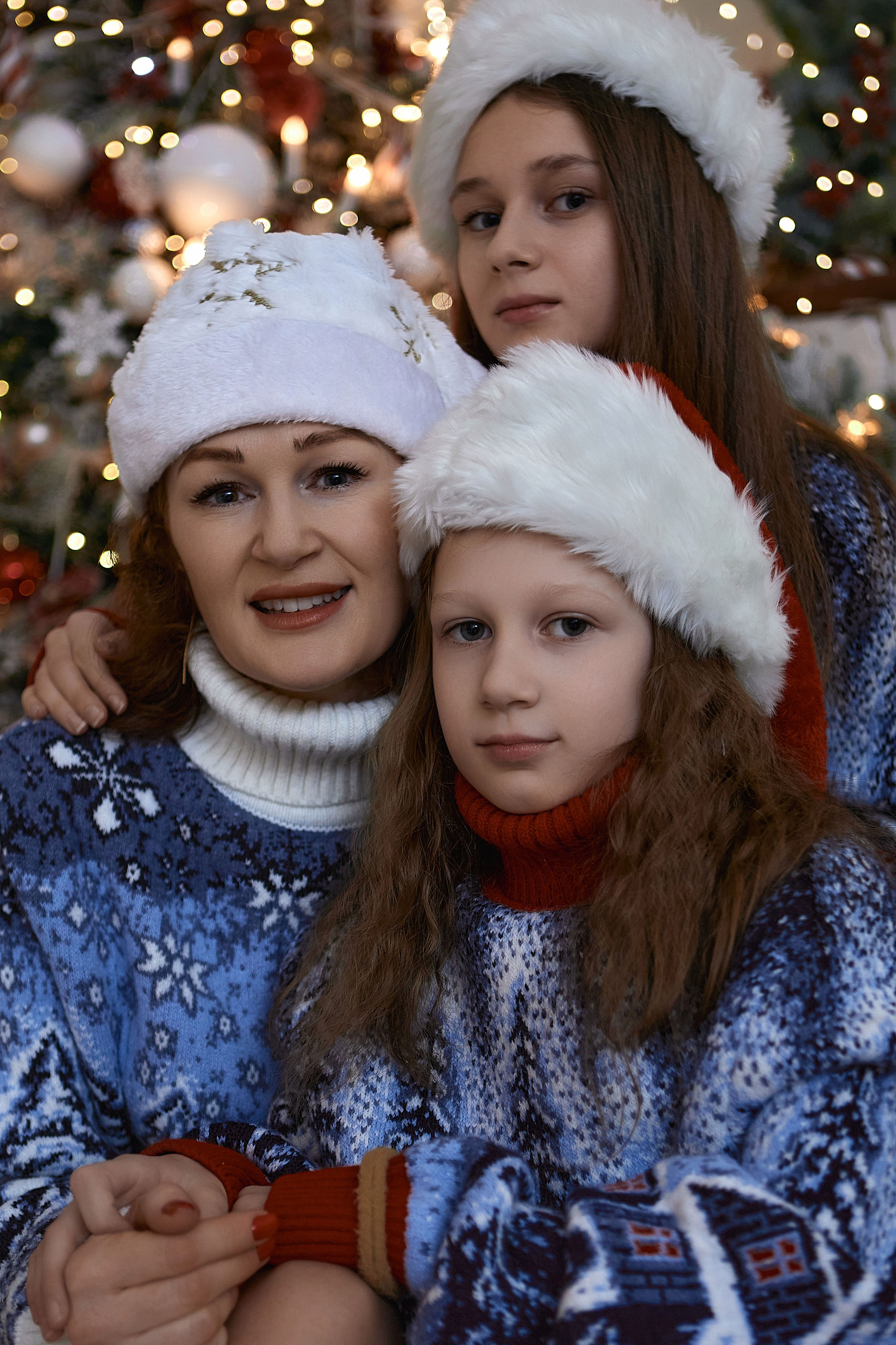 Новогодняя семейная фотосессия 2024 для Ольги. Семейный и свадебный фотограф в Краснодаре Михеева Светлана