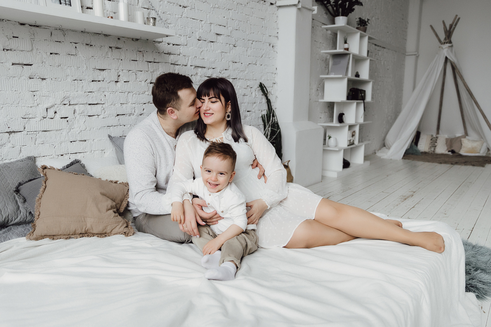 Валера, Ника и Маркус. Профессиональная фотосессия в Москве и Московской области