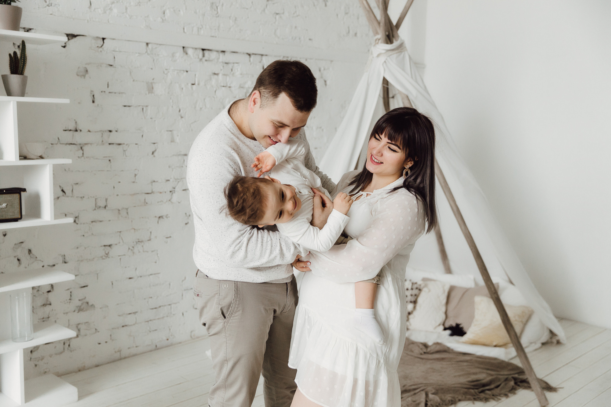 Валера, Ника и Маркус. Профессиональная фотосессия в Москве и Московской области