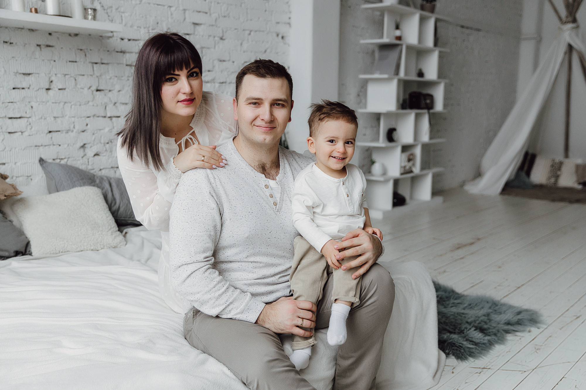 Валера, Ника и Маркус. Профессиональная фотосессия в Москве и Московской области