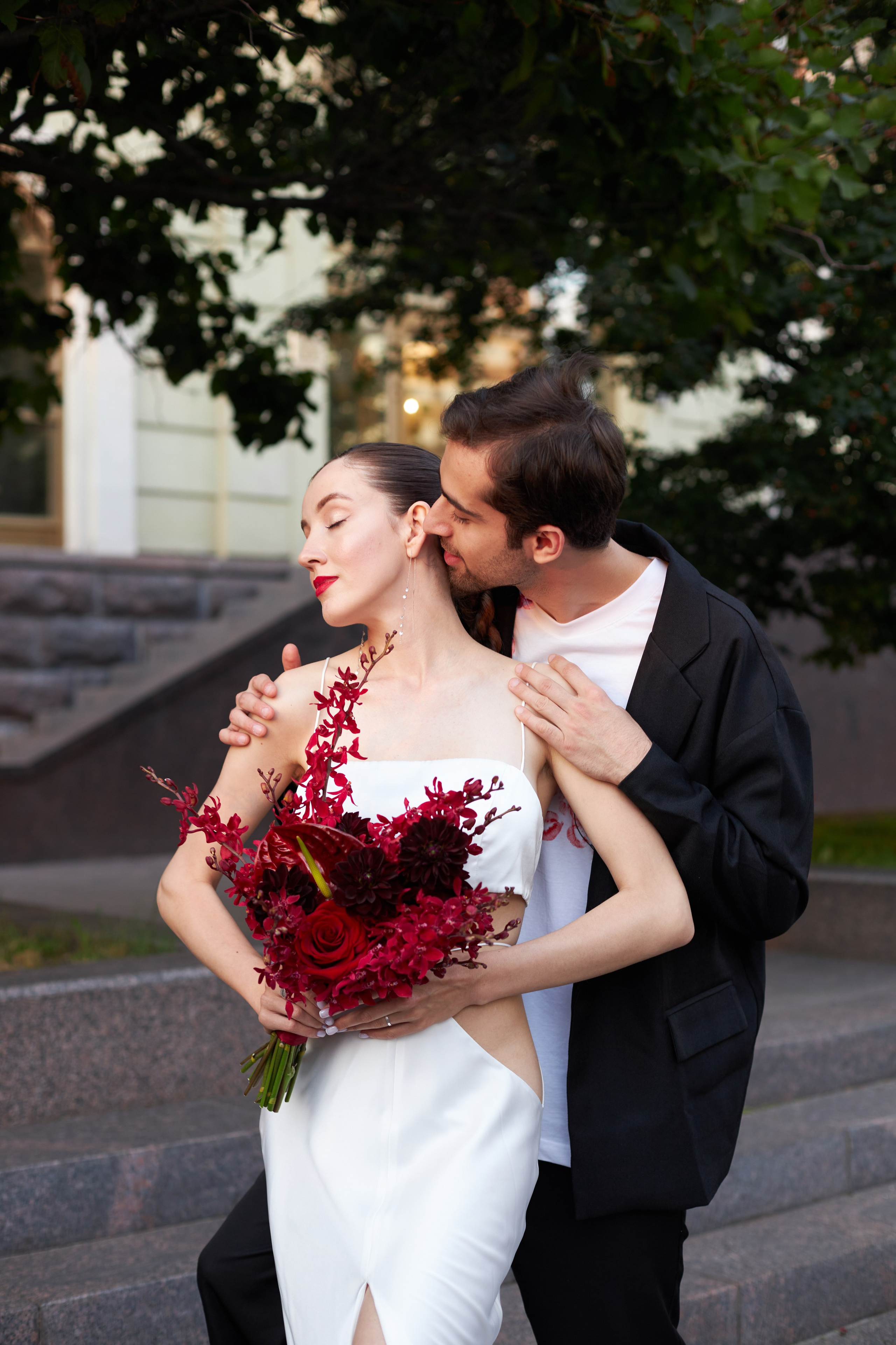 Красное и белое. Свадебный фотограф в Москве Ольга Коржова