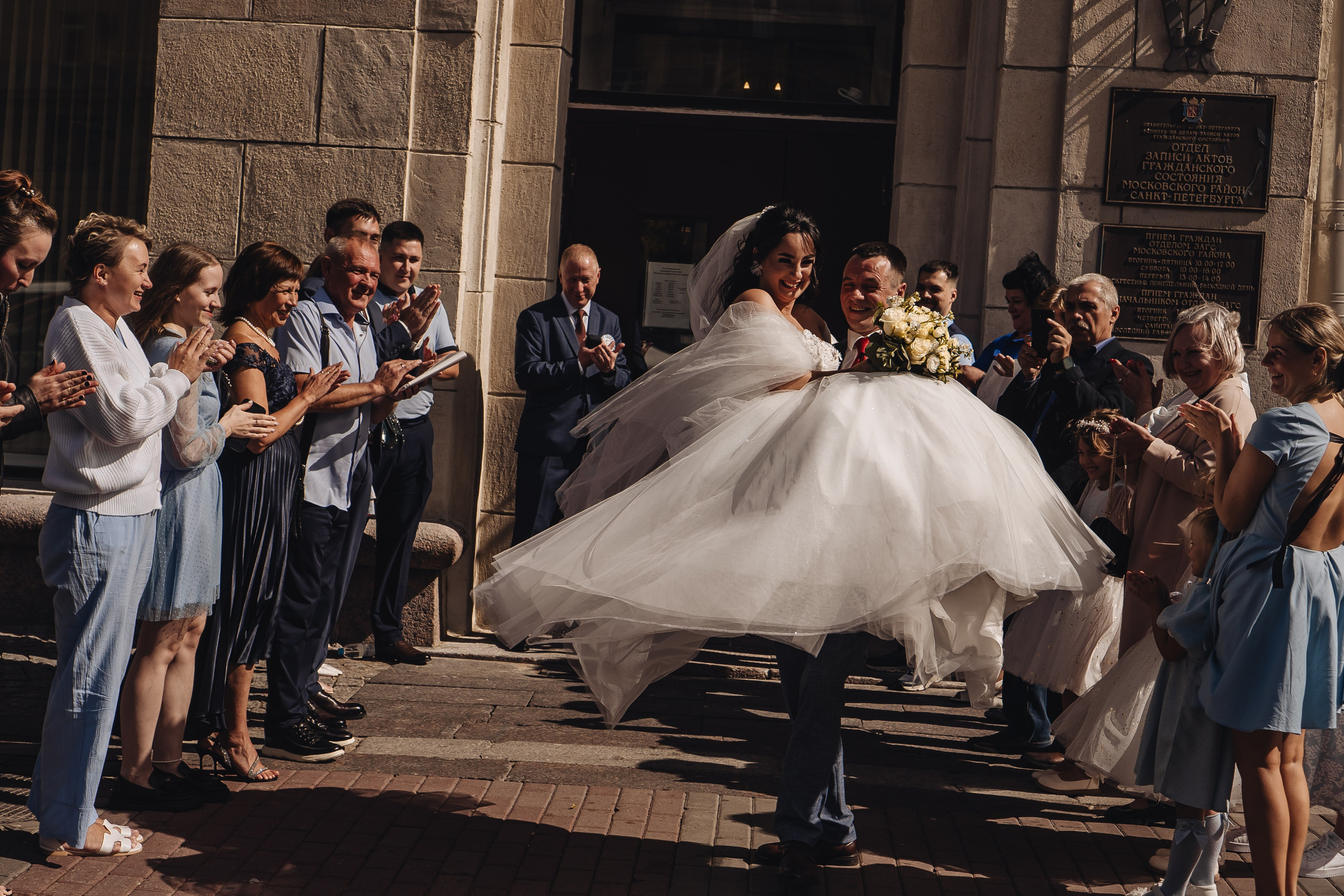СВАДЕБНАЯ СЬЕМКА В ЗАГСЕ НА МОСКОВСКОМ ПРОСПЕКТЕ. Профессиональный фотограф, Санкт-Петербург — Виктория Богомолова