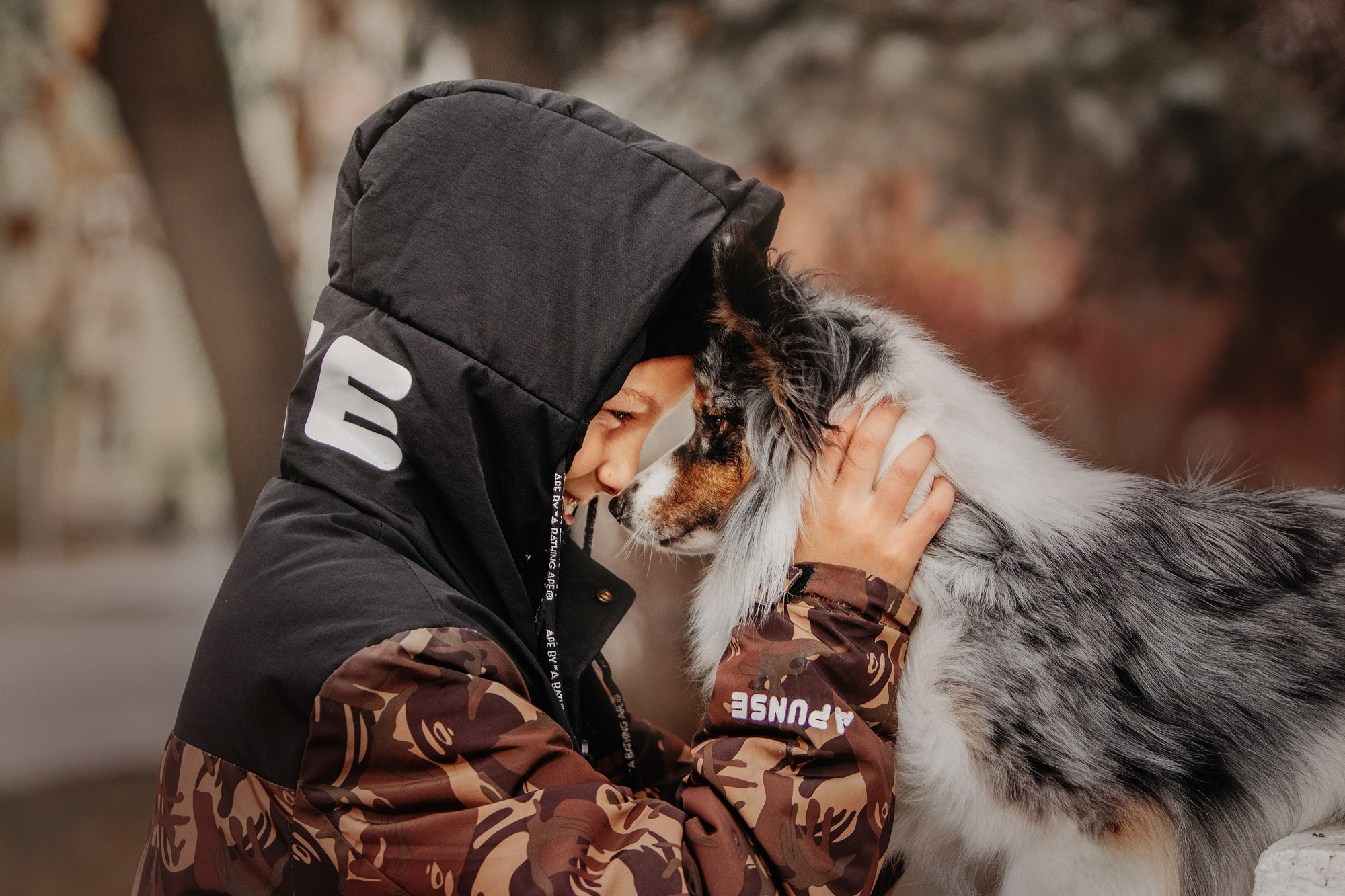 Марина и Кутька. Фотограф Наталья Потапова