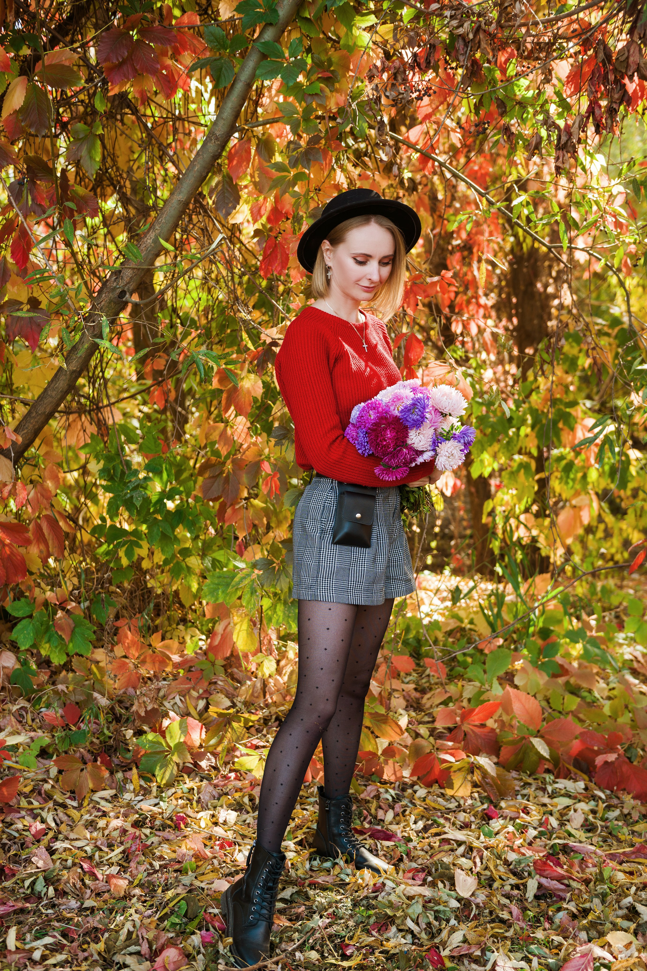 Прогулка с лисой. Фотограф Кристина Гришина Рязань