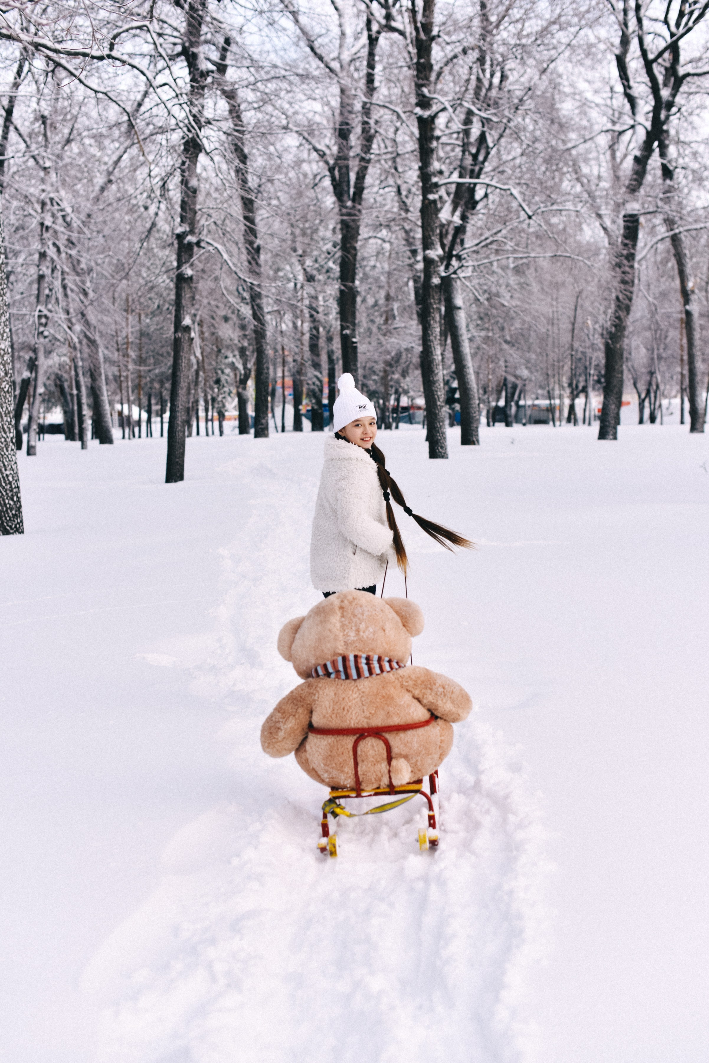 Девочки зима