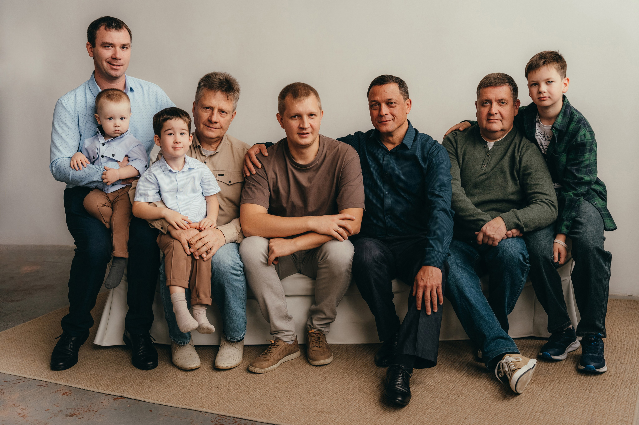 Большая семья. Семейный фотограф • Домашние съемки в Нижнем Новгороде