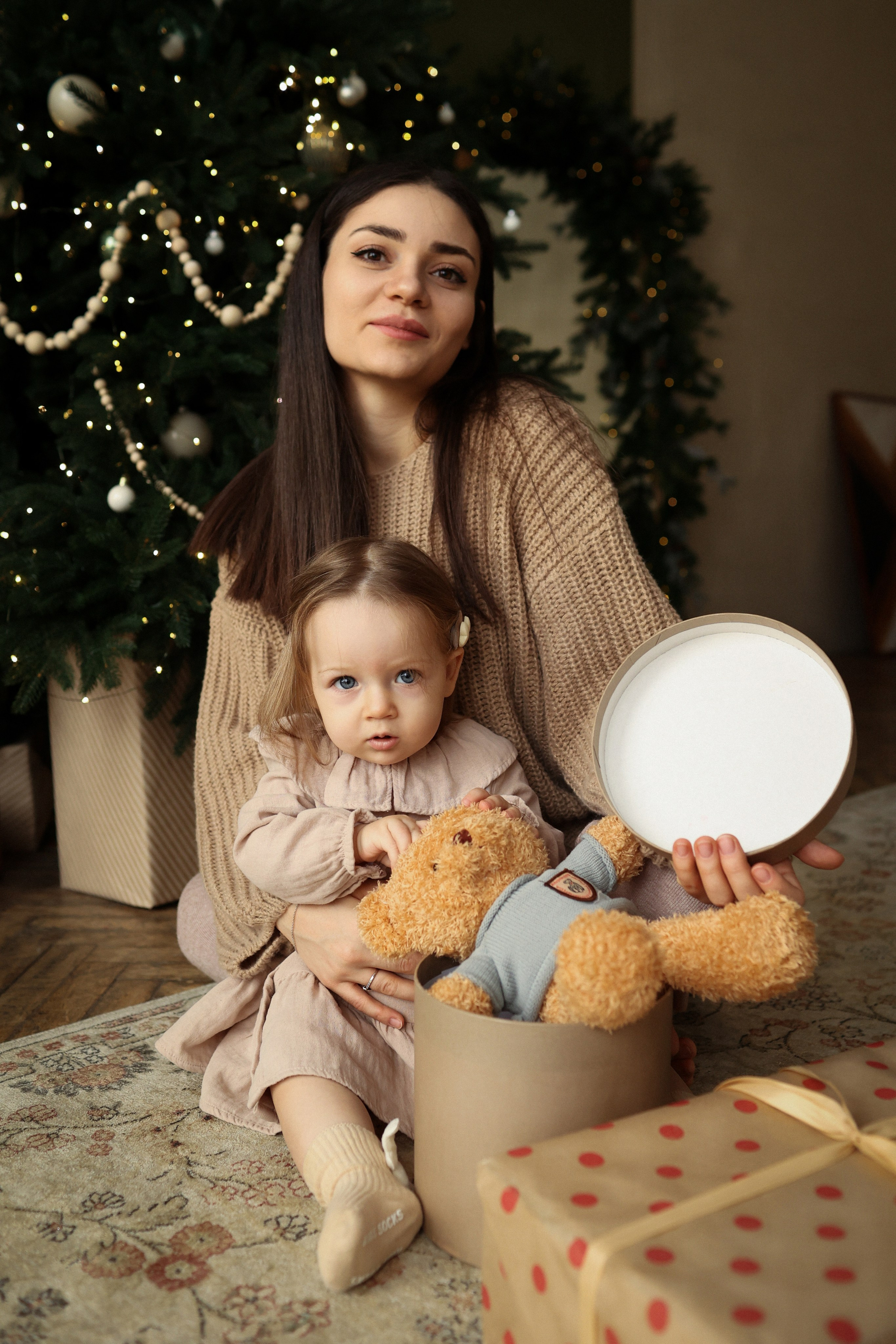 Новогодняя фотосессия новый год семейная фотосессия детские фотографии. Фотограф Владимир Москва