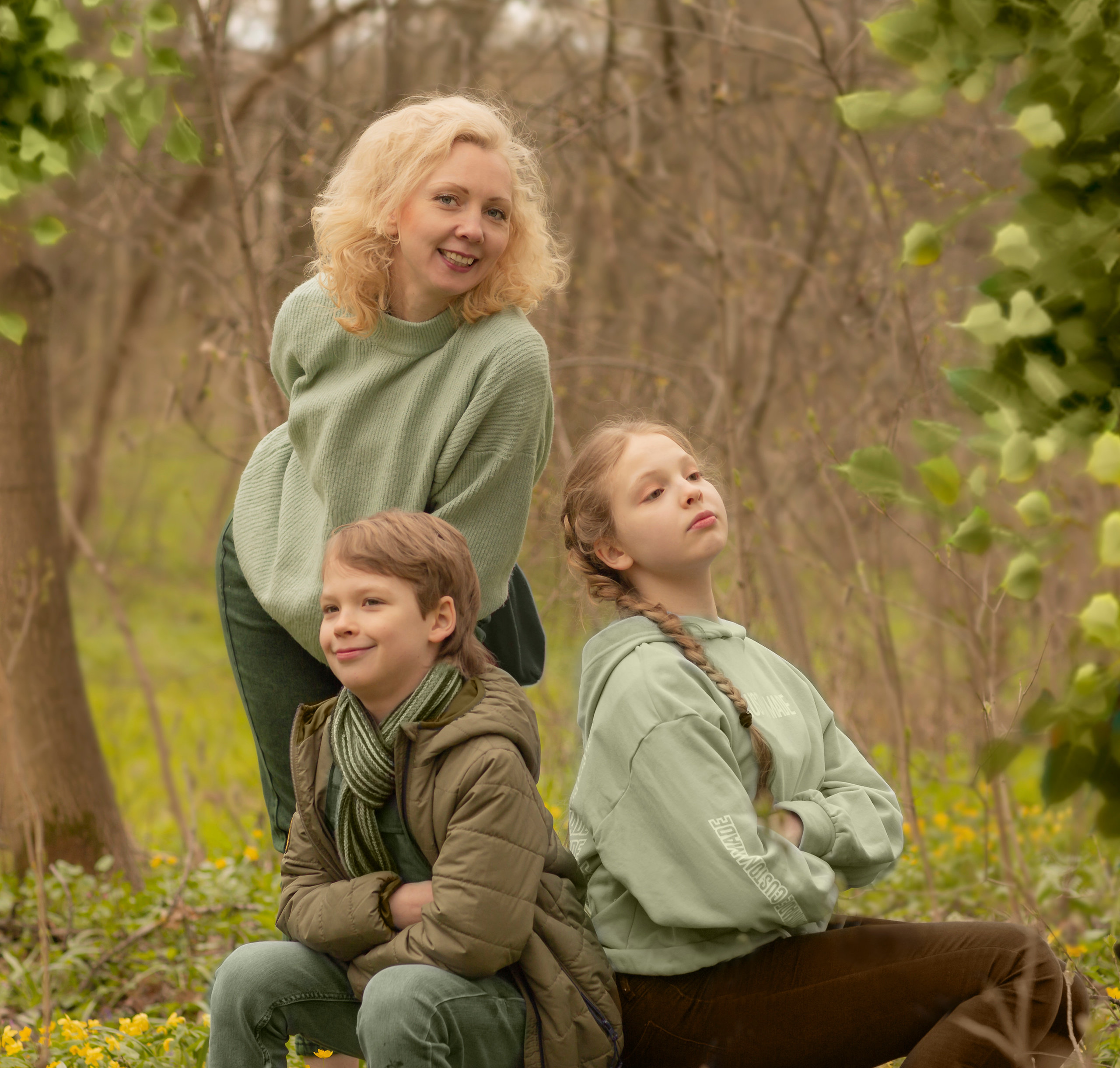 Лучезарная Катерина и ее дети. Семейный и спортивный фотограф Мария Егурнова