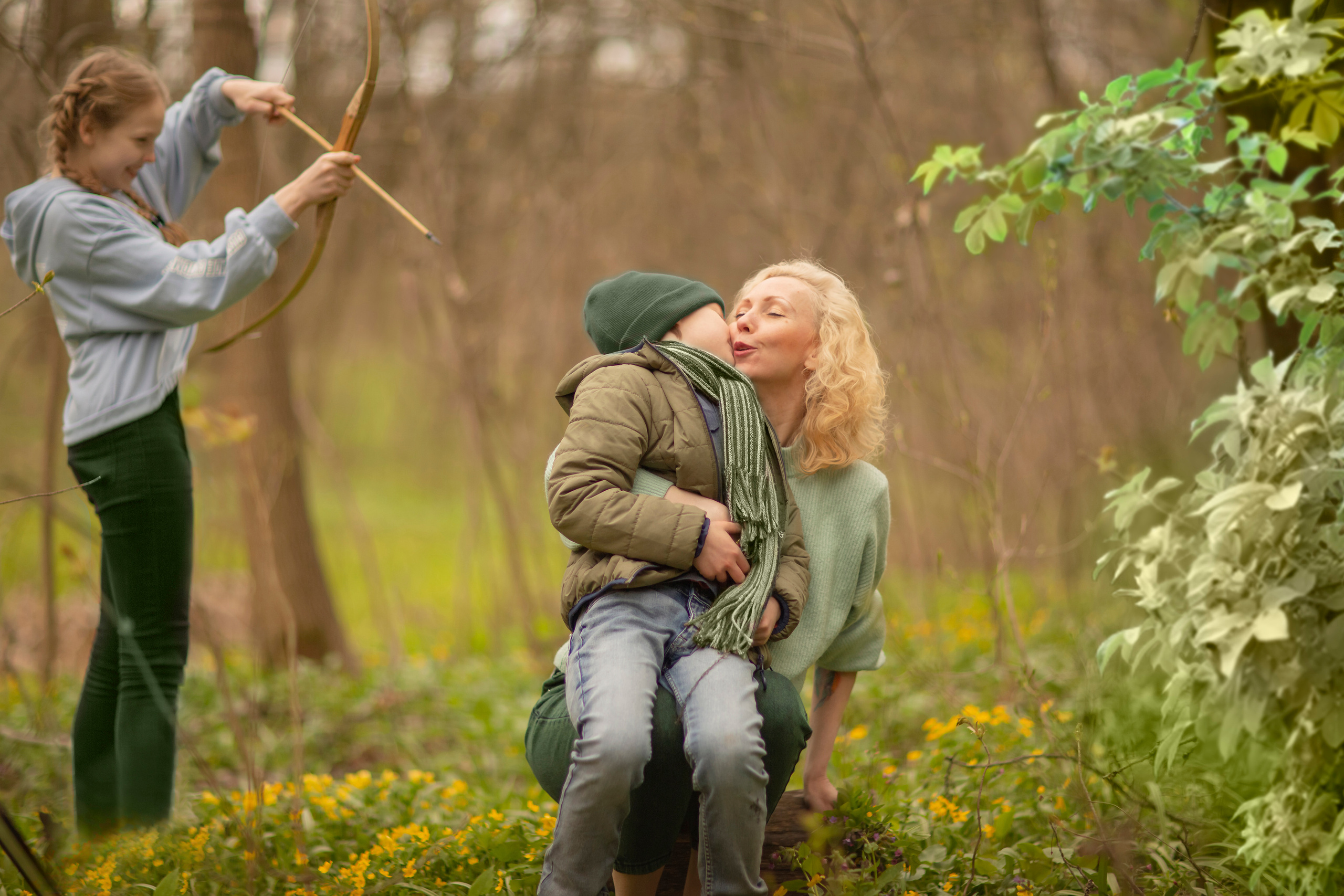 Лучезарная Катерина и ее дети. Семейный и спортивный фотограф Мария Егурнова